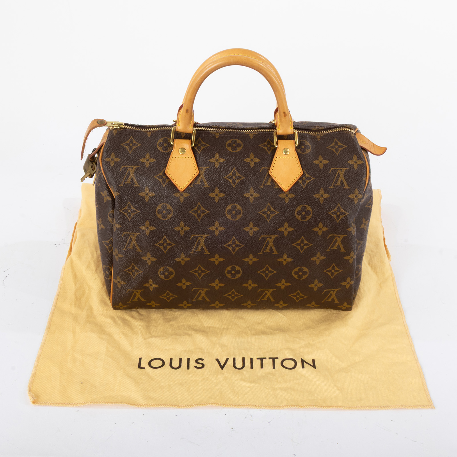 路易威登 LOUIS VUITTON Speedy 30 舊款 手提波士頓包 經典帆布 M41526 原花SPEEDY30 防塵袋/鎖組