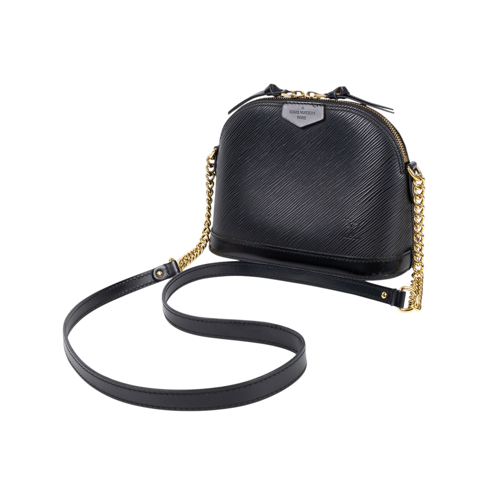 路易威登 LOUIS VUITTON Alma Mini 迷你 Epi皮革 M51405 黑EPI 貝殼包 無附屬品