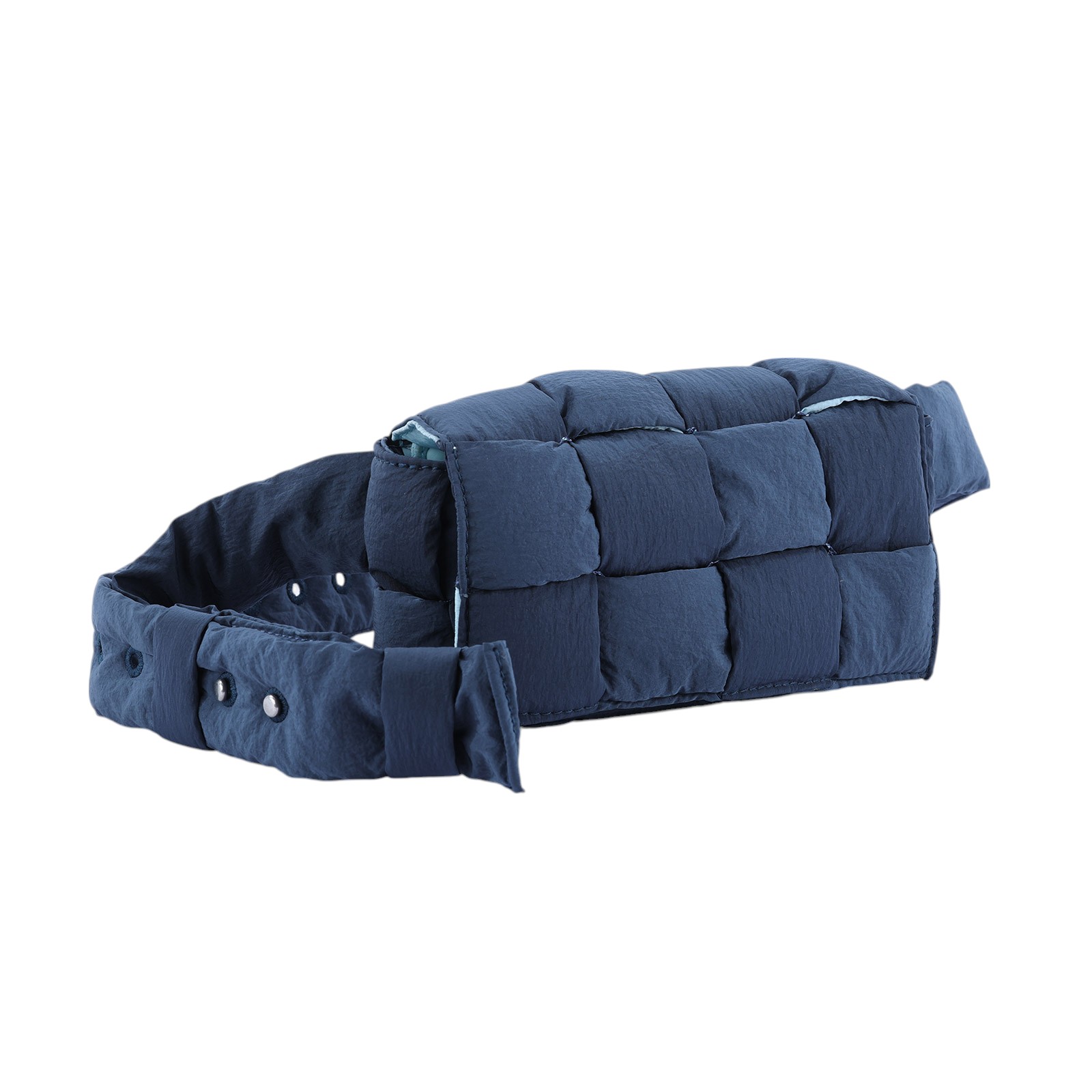 寶緹嘉 BOTTEGA VENETA Cassette 腰包  深藍尼龍CASSETTE 4X2 防塵袋