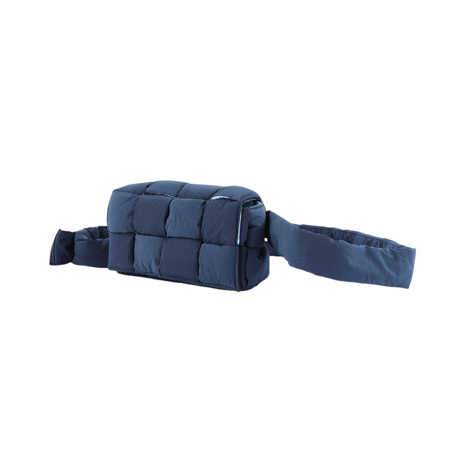 寶緹嘉 BOTTEGA VENETA Cassette 腰包  深藍尼龍CASSETTE 4X2 防塵袋