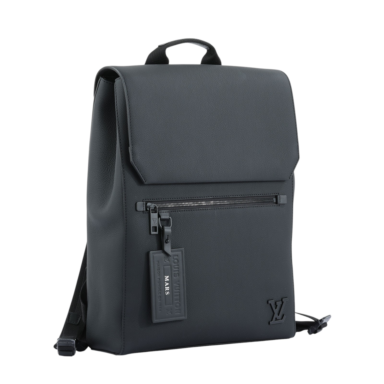 路易威登 LOUIS VUITTON Flap 後背包 M21367 晶片款 黑牛皮Flap Aerogram後背包 原廠盒子/防塵袋/客製化商品