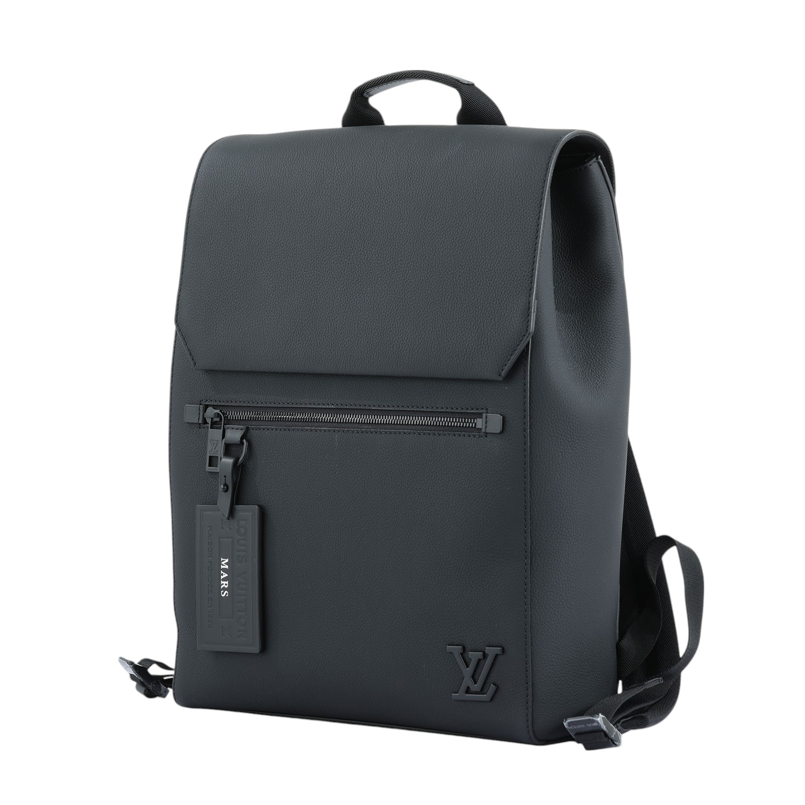 路易威登 LOUIS VUITTON Flap 後背包 M21367 晶片款 黑牛皮Flap Aerogram後背包 原廠盒子/防塵袋/客製化商品