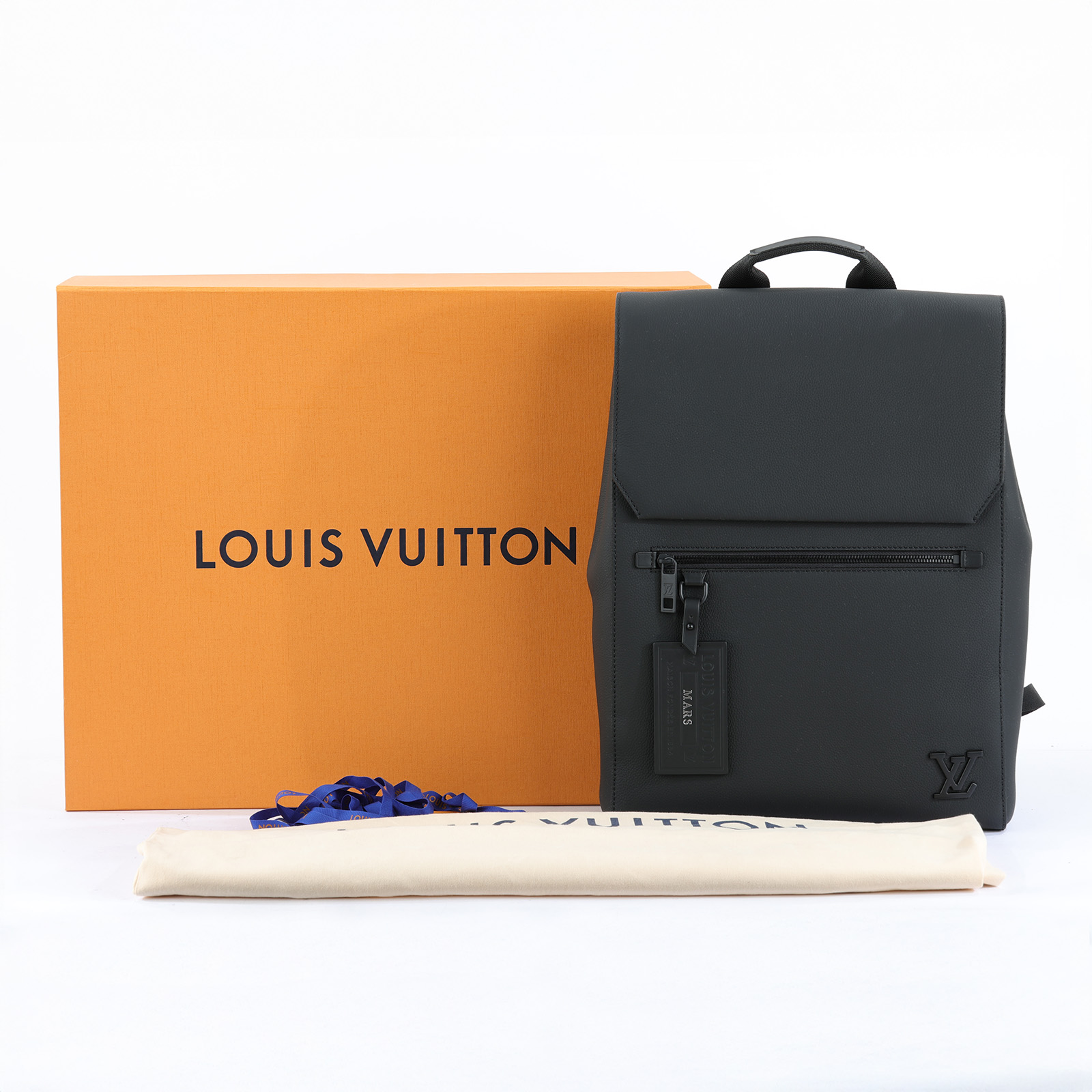 路易威登 LOUIS VUITTON Flap 後背包 M21367 晶片款 黑牛皮Flap Aerogram後背包 原廠盒子/防塵袋/客製化商品