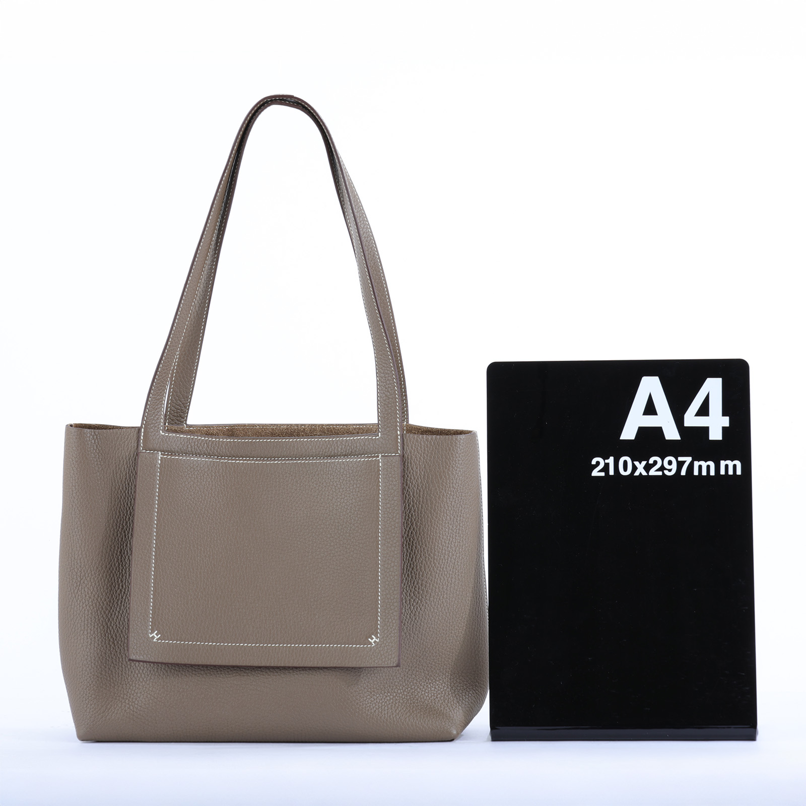 愛馬仕 Hermès Cabasellier 31 bag 手提包 H082201CA18 Z刻 大象灰CABASELIER31 防塵袋