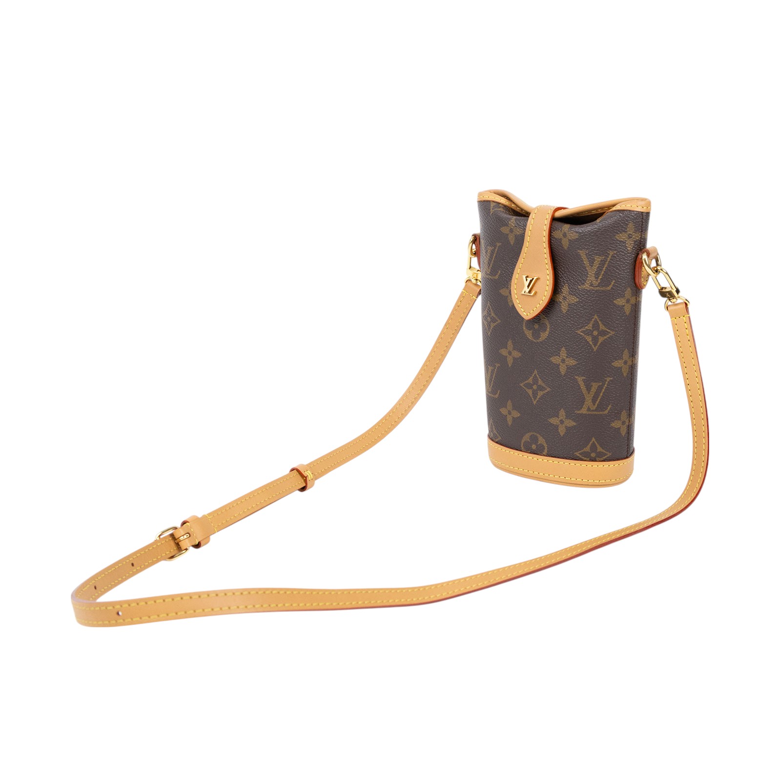 路易威登 LOUIS VUITTON Fold Me Pouch 隨身包 薯條包 M80874 晶片款  原廠盒子/購買證明影本/防塵袋/背帶