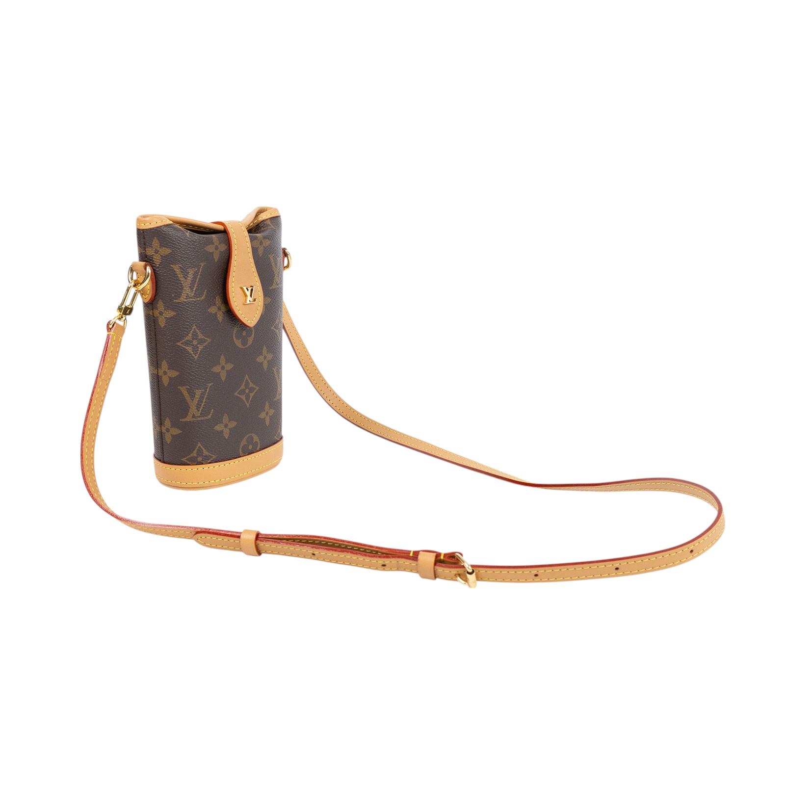 路易威登 LOUIS VUITTON Fold Me Pouch 隨身包 薯條包 M80874 晶片款  原廠盒子/購買證明影本/防塵袋/背帶