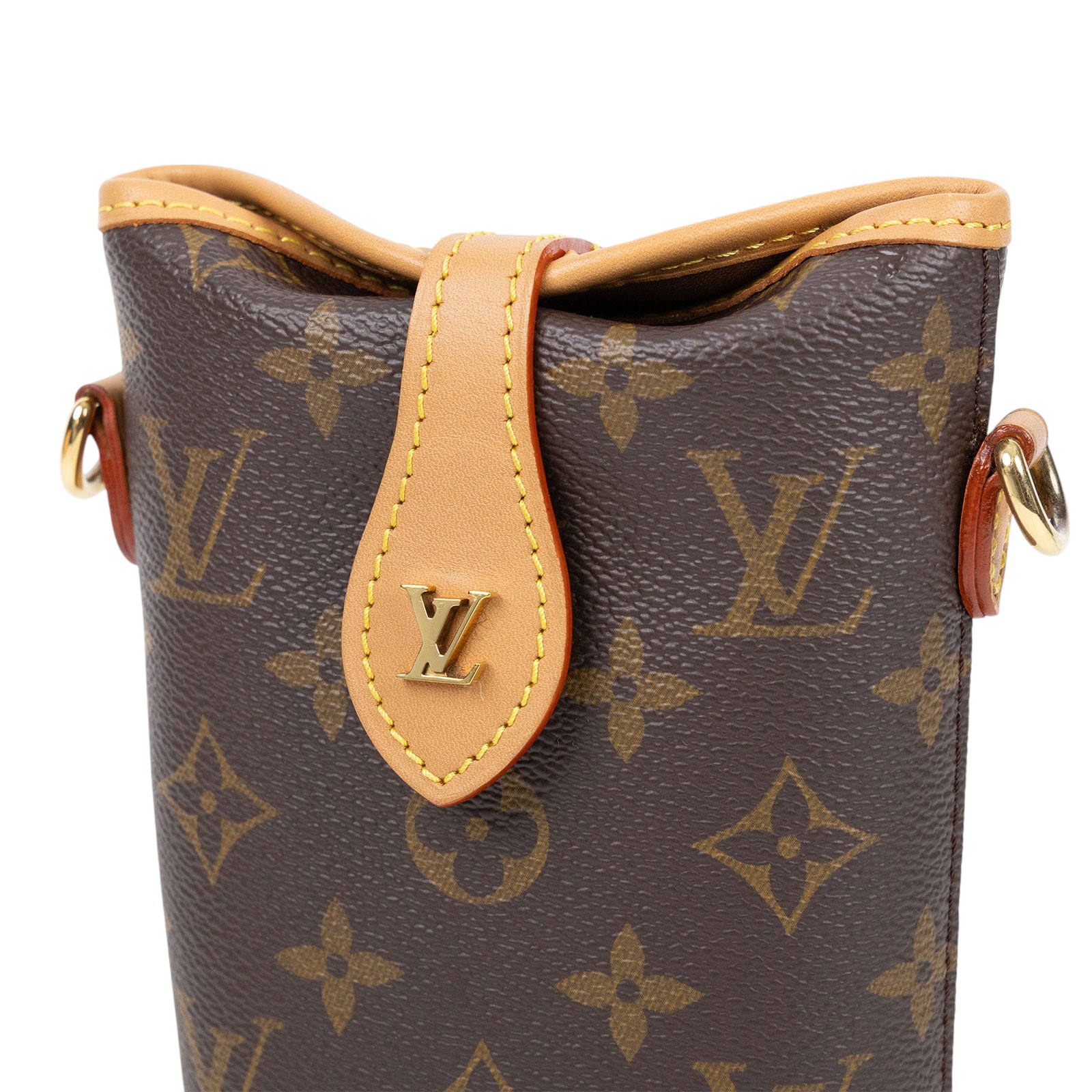路易威登 LOUIS VUITTON Fold Me Pouch 隨身包 薯條包 M80874 晶片款  原廠盒子/購買證明影本/防塵袋/背帶