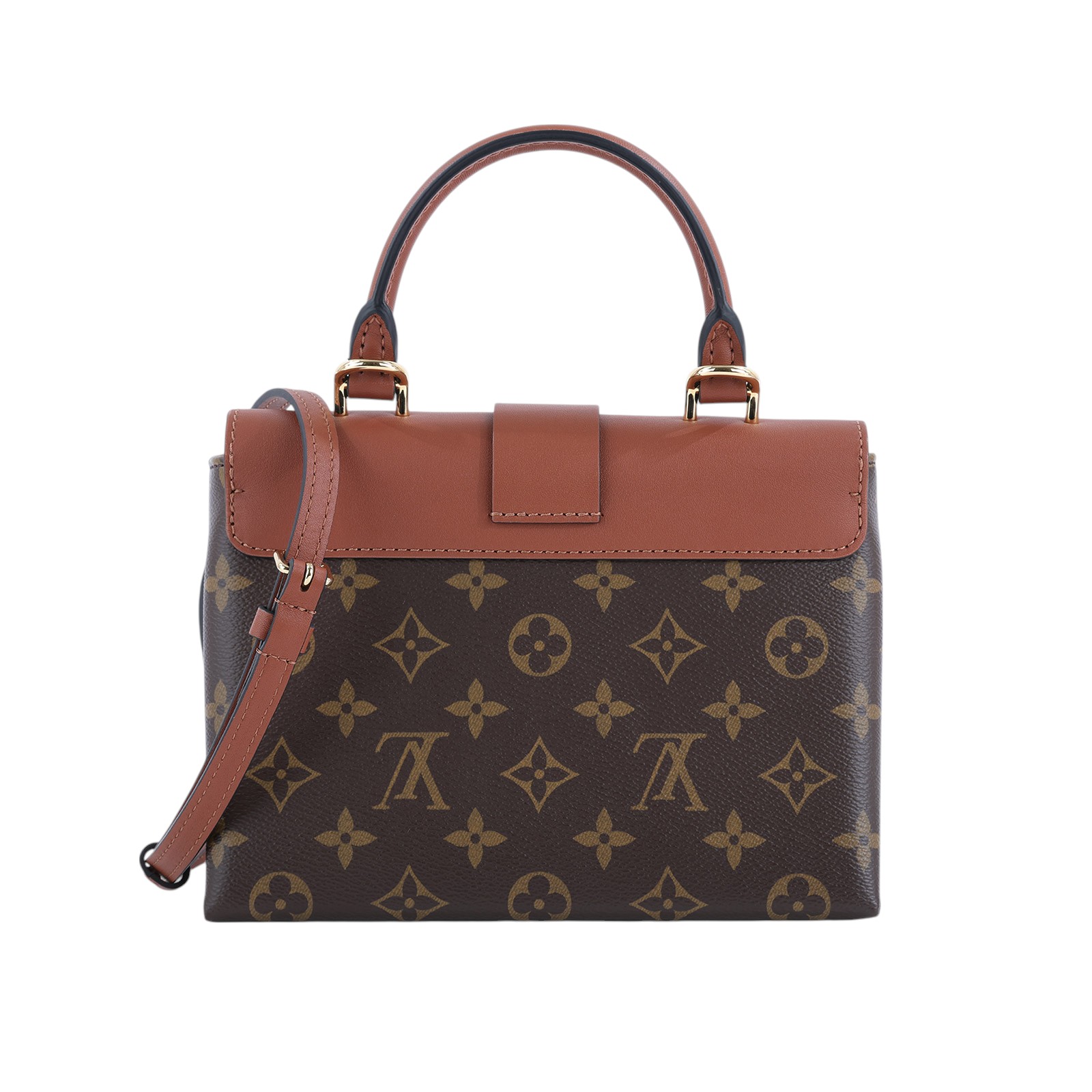 路易威登 LOUIS VUITTON Locky BB 手提包 焦糖色 M44654 晶片款 棕原花LOCKY BB 防塵袋