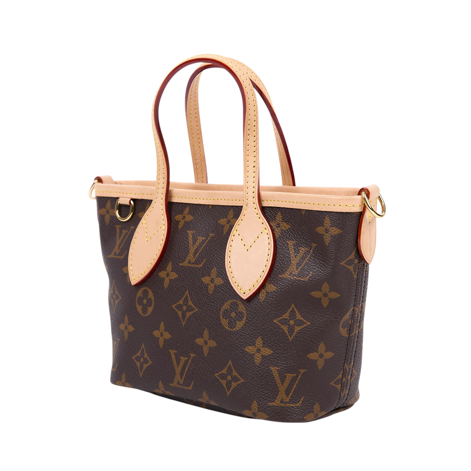 路易威登 LOUIS VUITTON Neverfull BB 手提 斜背包 粉色背袋 M46786 晶片款 原花 NEVERFULL BB桃紅背帶 防塵袋