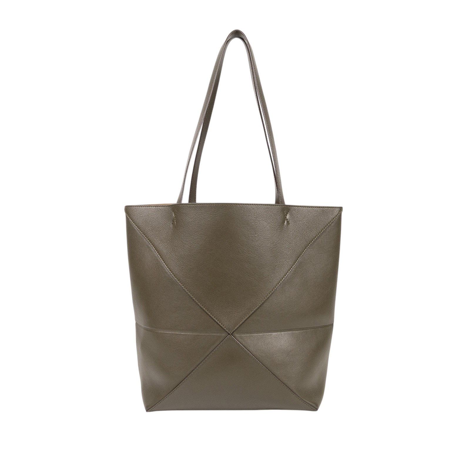 羅意威 LOEWE Puzzle Fold Tote 肩背 手提包 A657G50X01 墨綠PUZZLE FOLD TOTE 防塵袋/購買證明