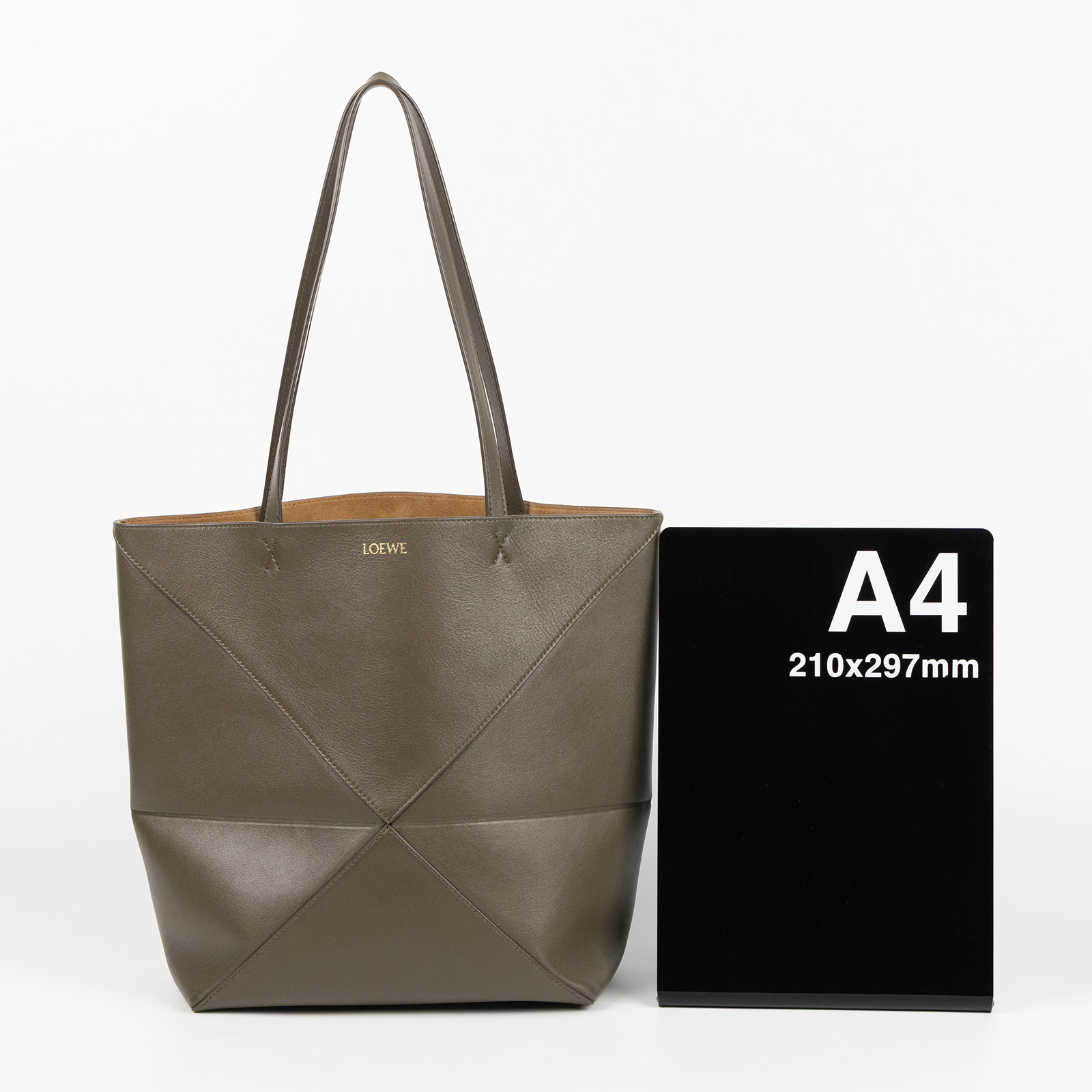 羅意威 LOEWE Puzzle Fold Tote 肩背 手提包 A657G50X01 墨綠PUZZLE FOLD TOTE 防塵袋/購買證明