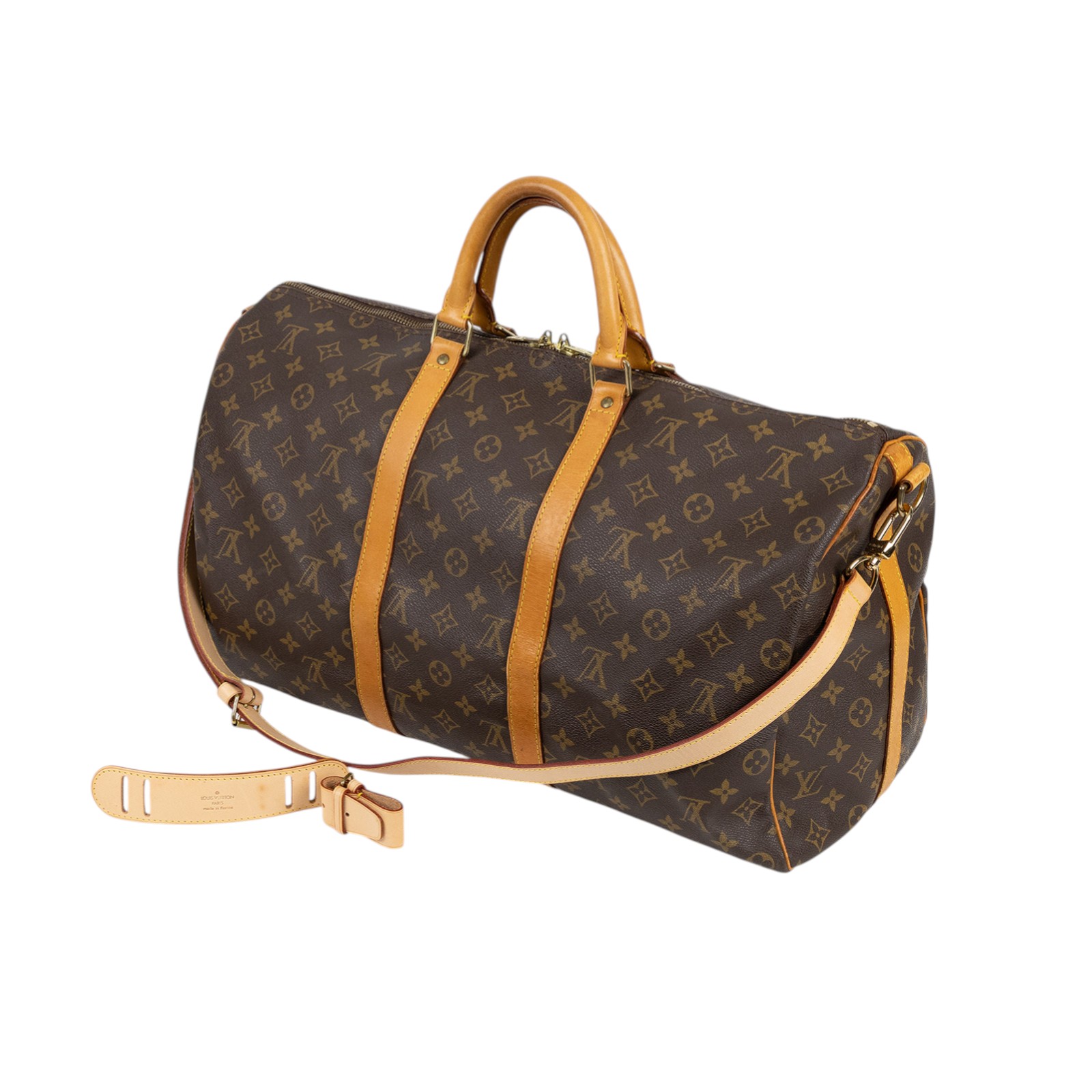 路易威登 LOUIS VUITTON Keepall Bandoulière 50 Monogram經典帆布 波士頓包  旅行袋 M41416  背帶