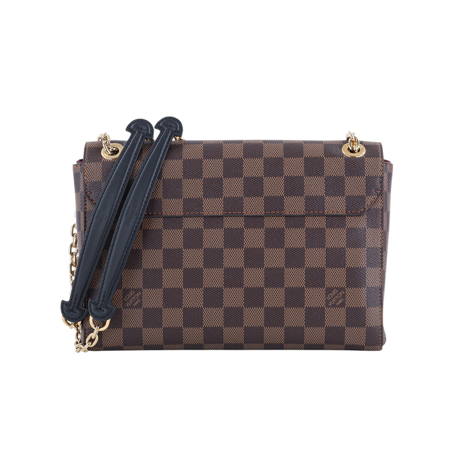 路易威登 LOUIS VUITTON Vavin 棋盤格 小號 鏈條 側背包 N40109 晶片款 棋盤格酒紅色VAVIN PM 防塵袋