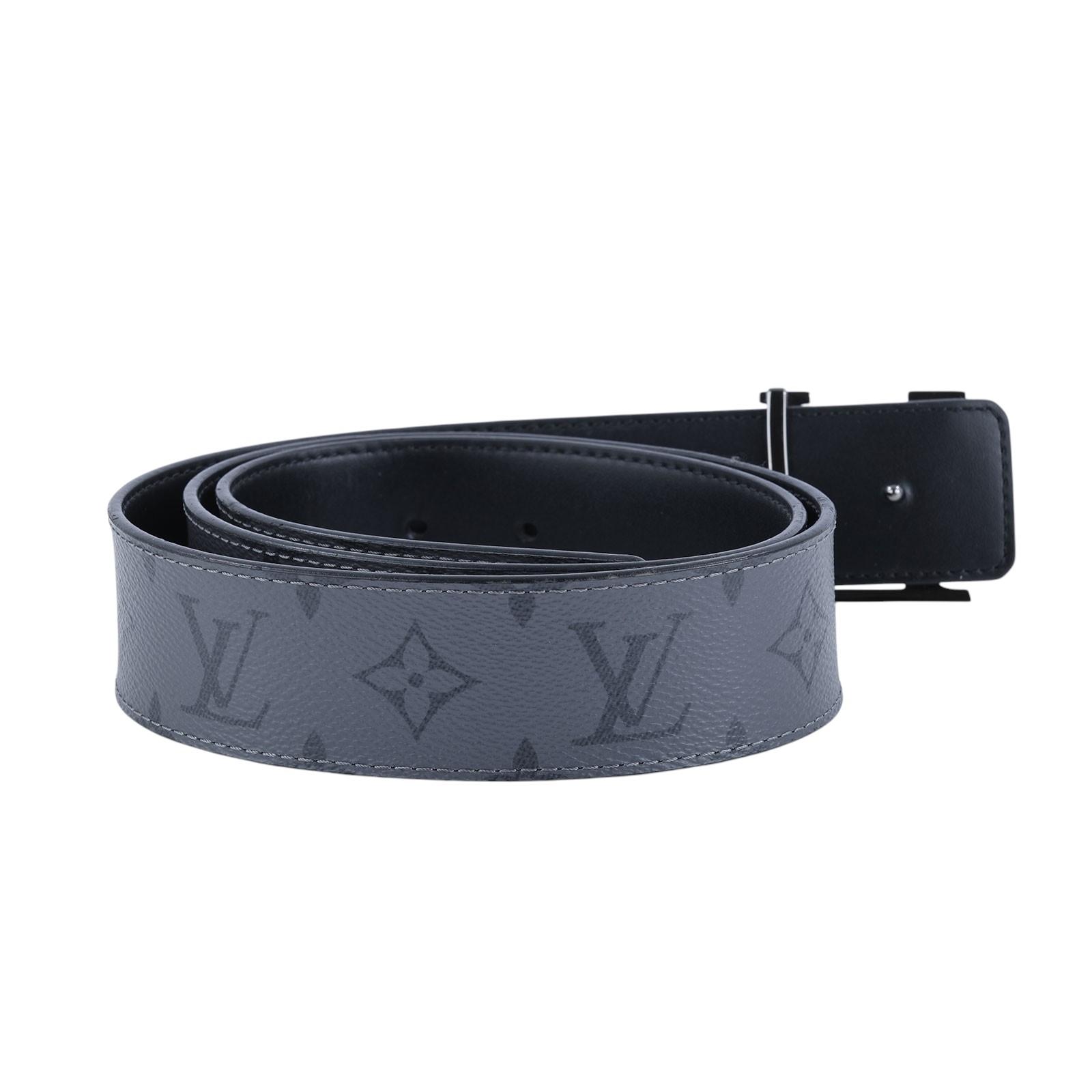 路易威登 LOUIS VUITTON LV Initials 40毫米 雙面皮帶 M0285U 灰原花Initiales雙面皮帶 無附屬品