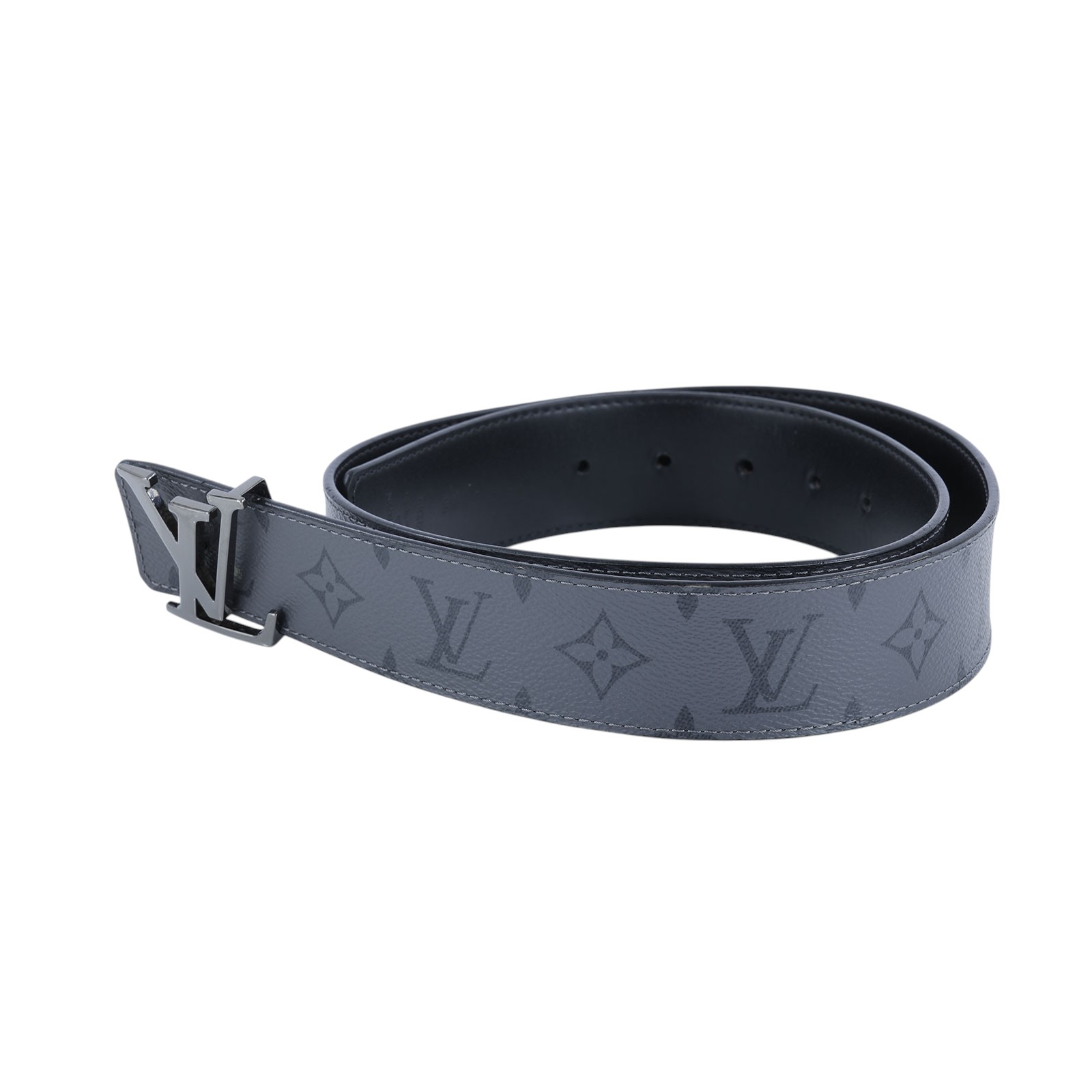 路易威登 LOUIS VUITTON LV Initials 40毫米 雙面皮帶 M0285U 灰原花Initiales雙面皮帶 無附屬品