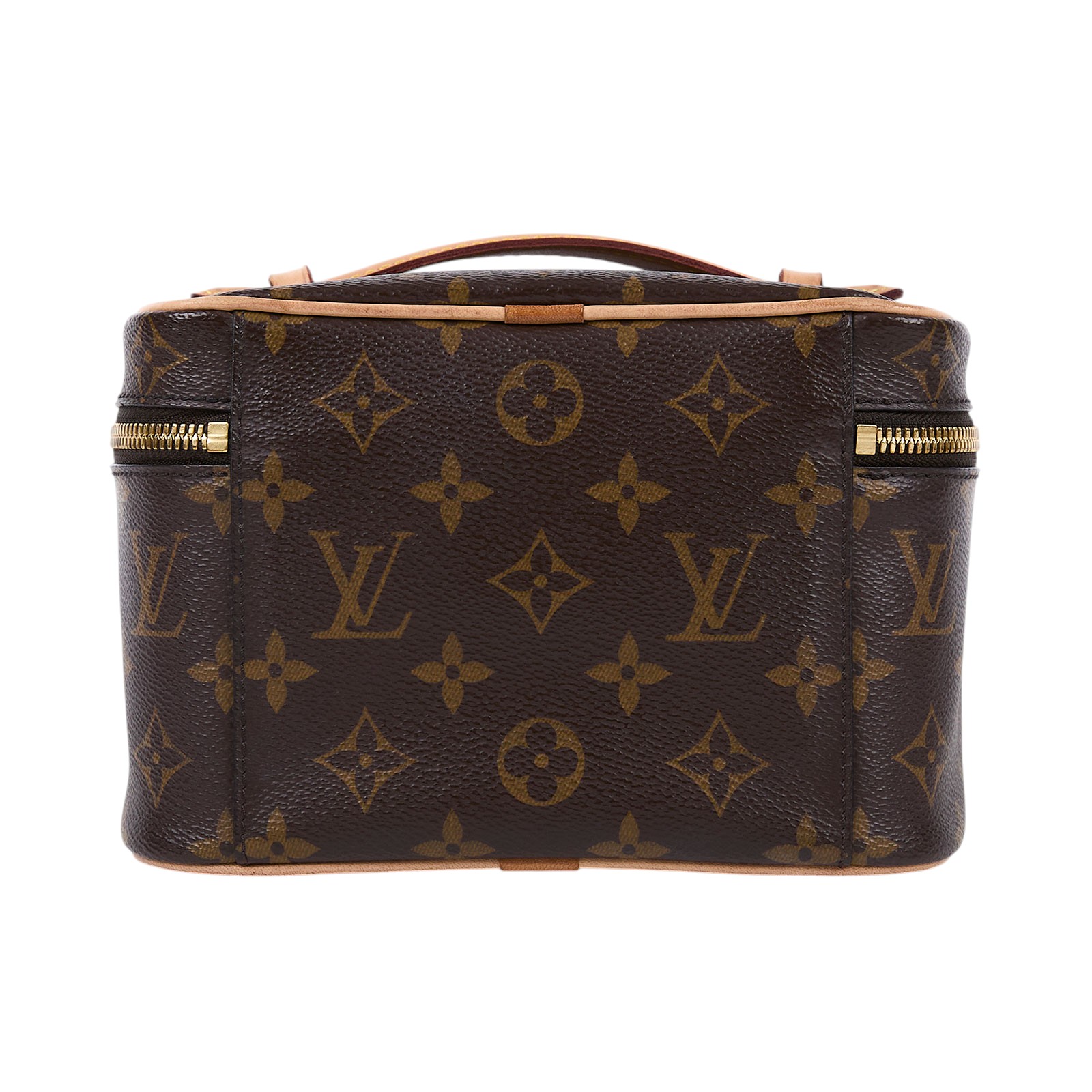路易威登 LOUIS VUITTON Nice Mini 迷你 梳洗袋 化妝箱 M44495 原花拉鍊化妝箱 防塵袋
