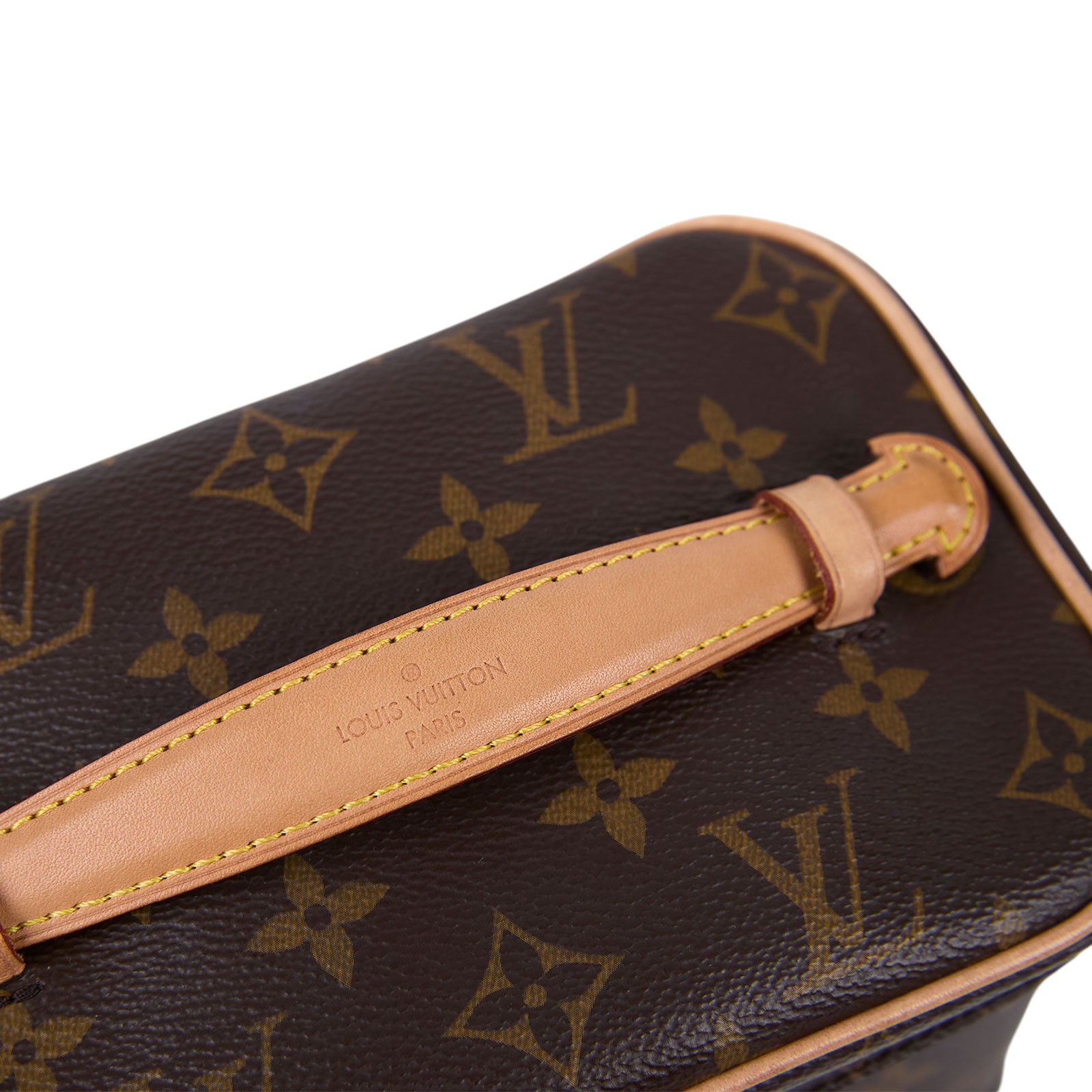 路易威登 LOUIS VUITTON Nice Mini 迷你 梳洗袋 化妝箱 M44495 原花拉鍊化妝箱 防塵袋