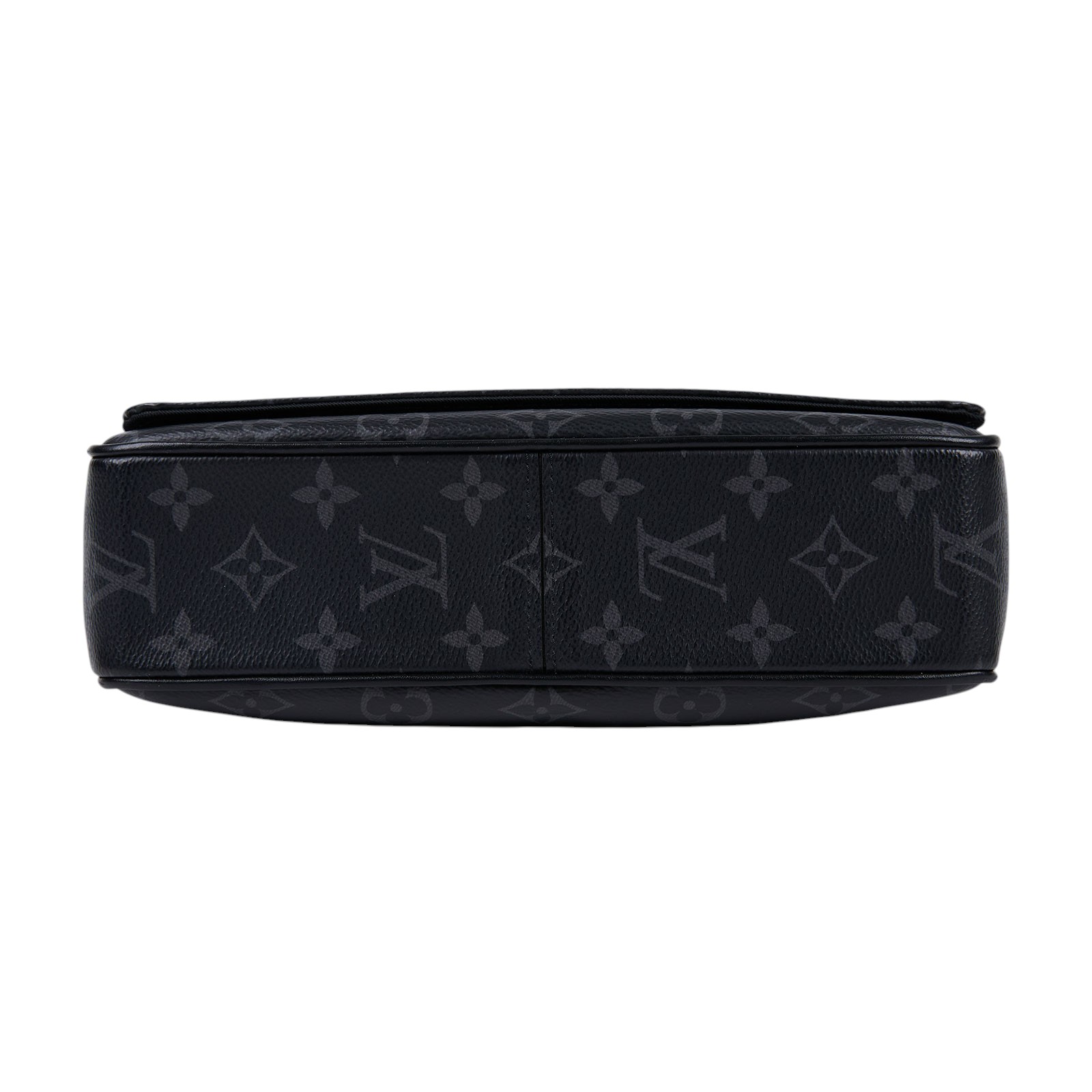 路易威登 LOUIS VUITTON District PM 肩背包 Eclipse帆布 黑色 M46255 晶片款 黑原花DISTRICT PM 防塵袋