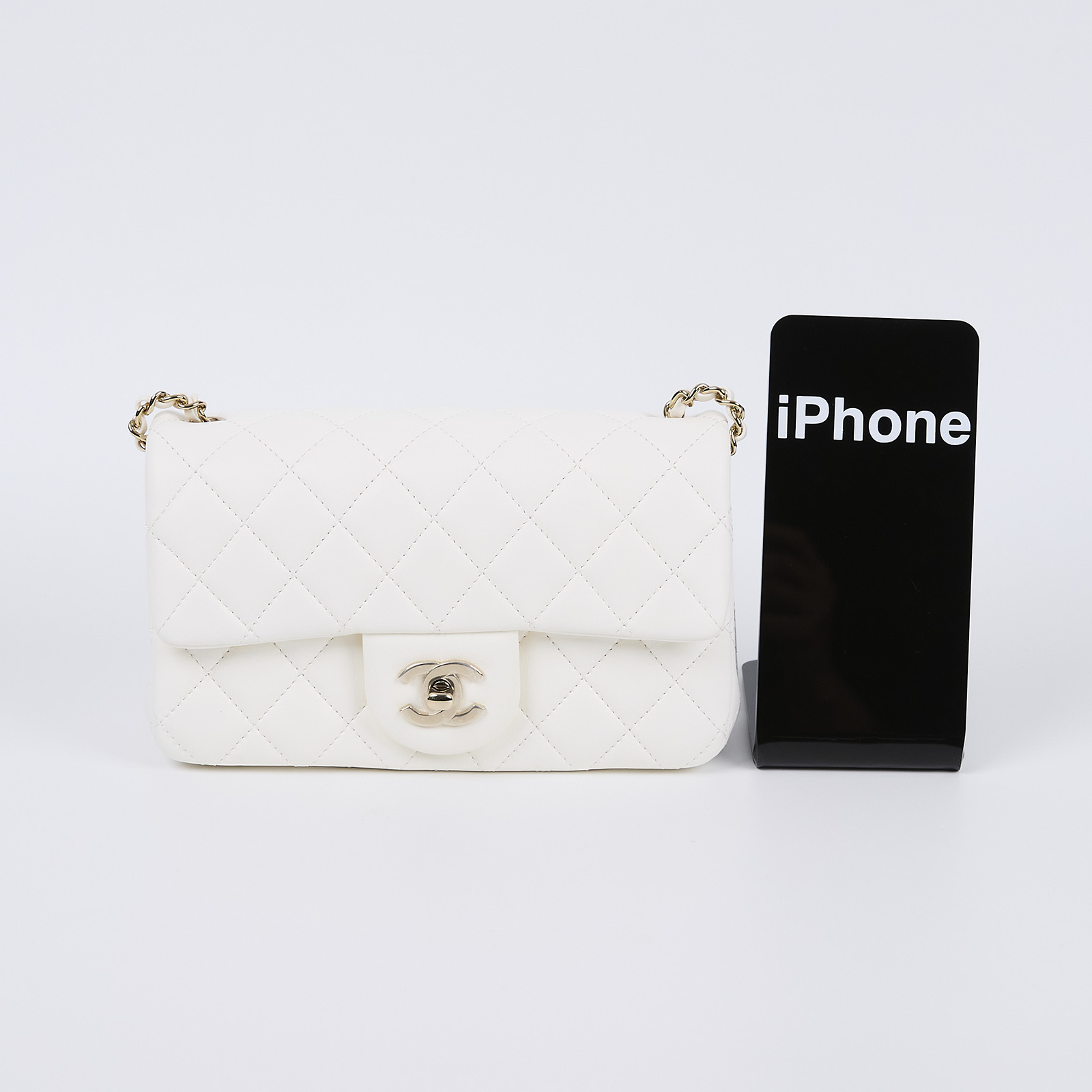 香奈兒 CHANEL 金球款 經典迷你口蓋包 AS1787 晶片款 白羊足球COCO20 原廠盒子/防塵袋