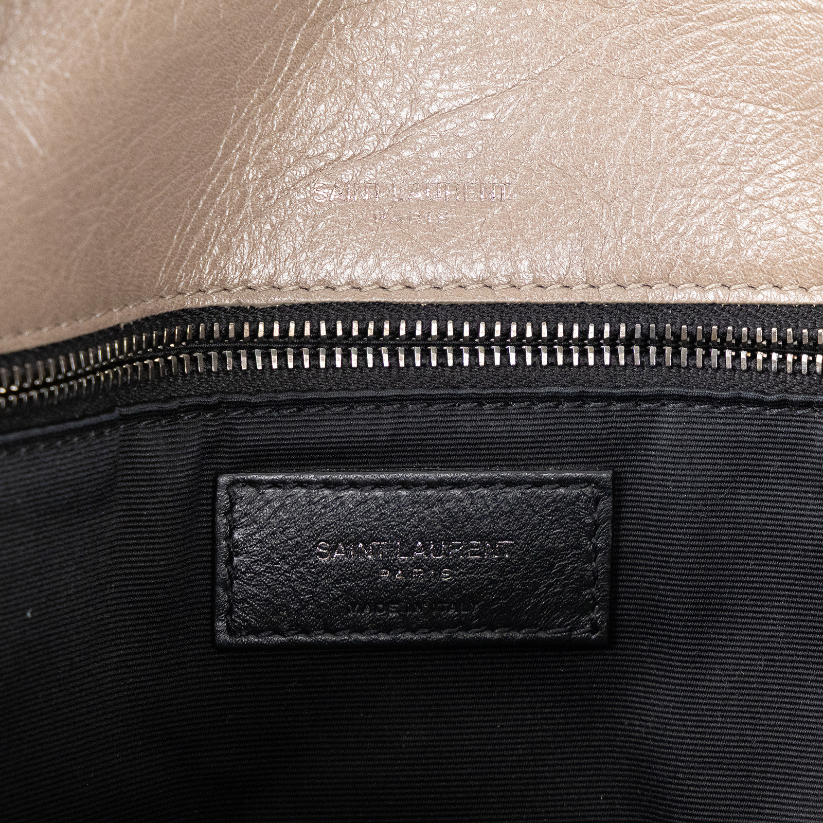 聖羅蘭 YSL SAINT LAURENT Niki 復古皮革 中型手袋 6331580EN04 奶茶色NIKI中號 防塵袋