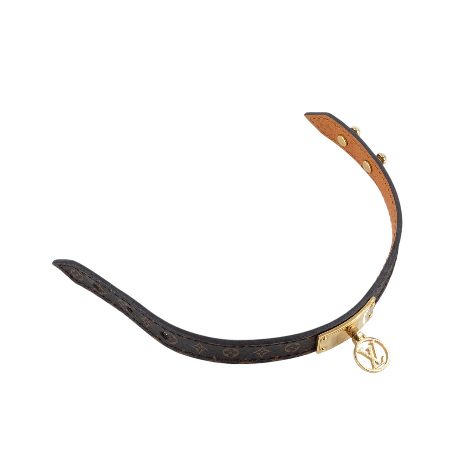 路易威登 LOUIS VUITTON Lo go Mania 手鐲 M4150E MANIA經典花紋LOGO 手鐲 原廠盒子