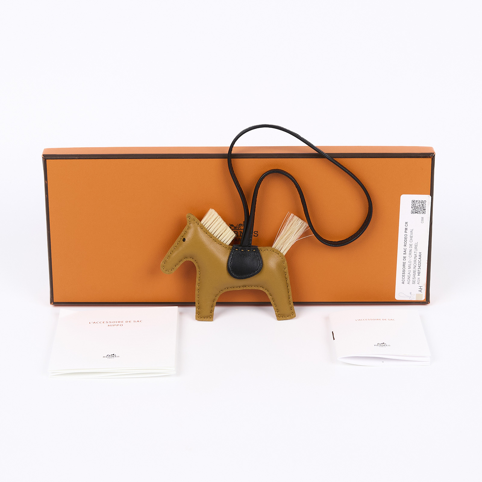愛馬仕 Hermès Rodeo PM 飛馬 吊飾 RODEOPM B刻 鬃毛RODEO PM 吊飾 原廠盒子