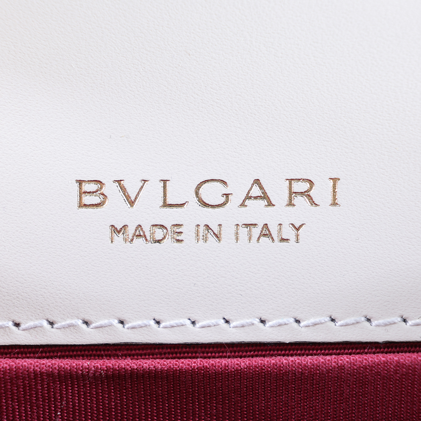 寶格麗 BVLGARI Serpenti Forever 翻蓋肩背包 283171 白蛇頭包2WAY 防塵袋/雨衣/鏡子/保證卡