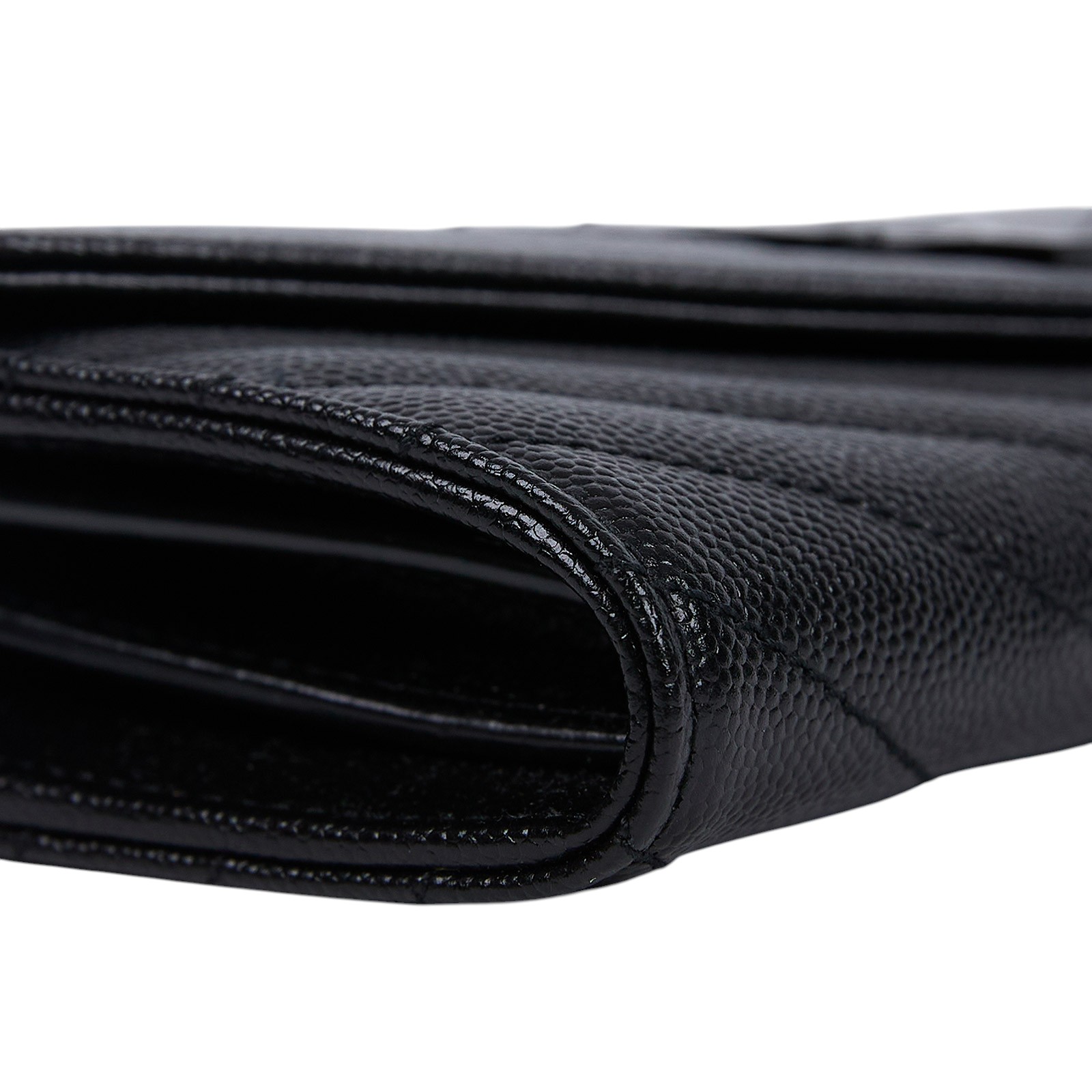 聖羅蘭 YSL SAINT LAURENT Cassandre Matelassé 粒面壓紋皮革 大型 翻蓋錢包 長夾 372264BOW08  原廠盒子/防塵袋