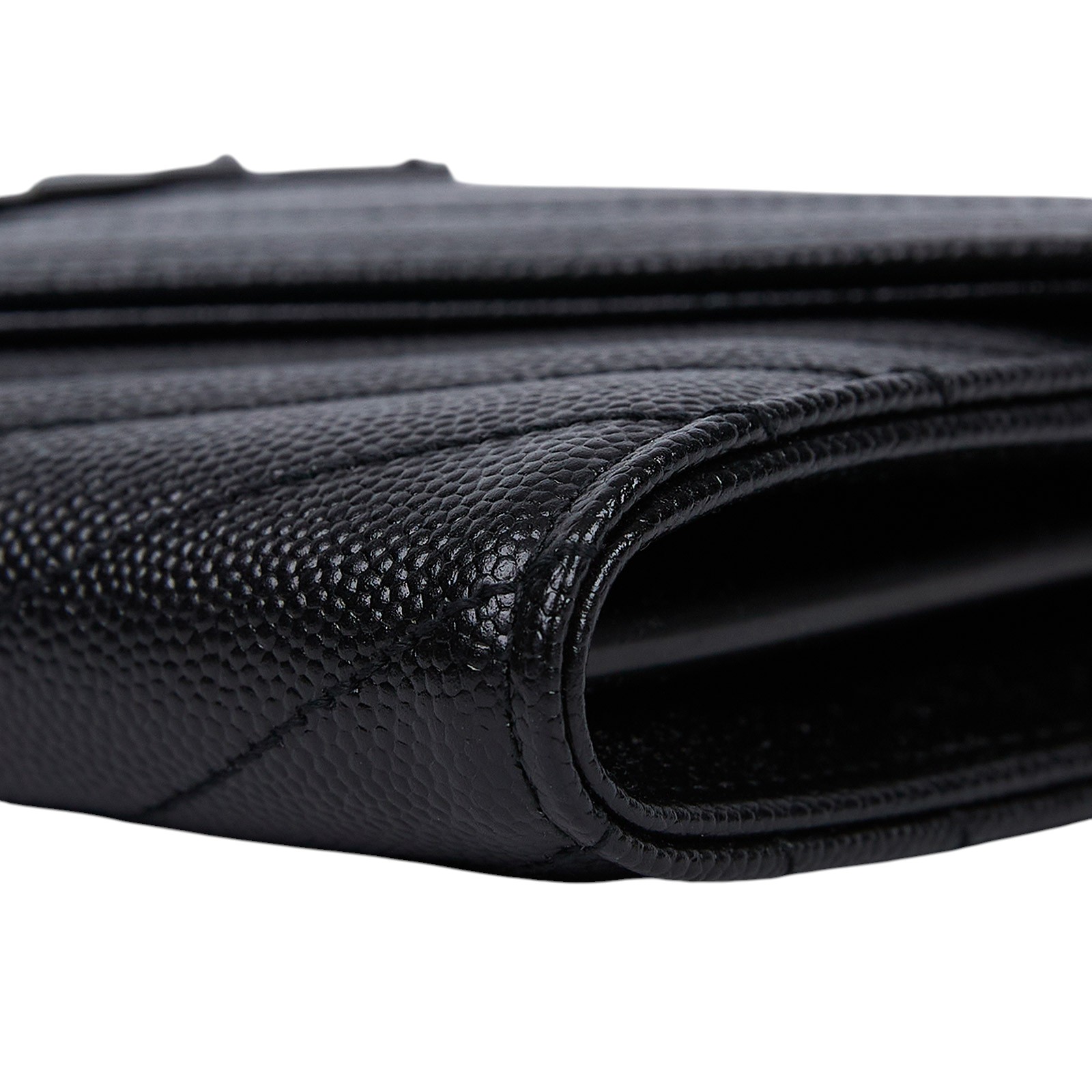 聖羅蘭 YSL SAINT LAURENT Cassandre Matelassé 粒面壓紋皮革 大型 翻蓋錢包 長夾 372264BOW08  原廠盒子/防塵袋