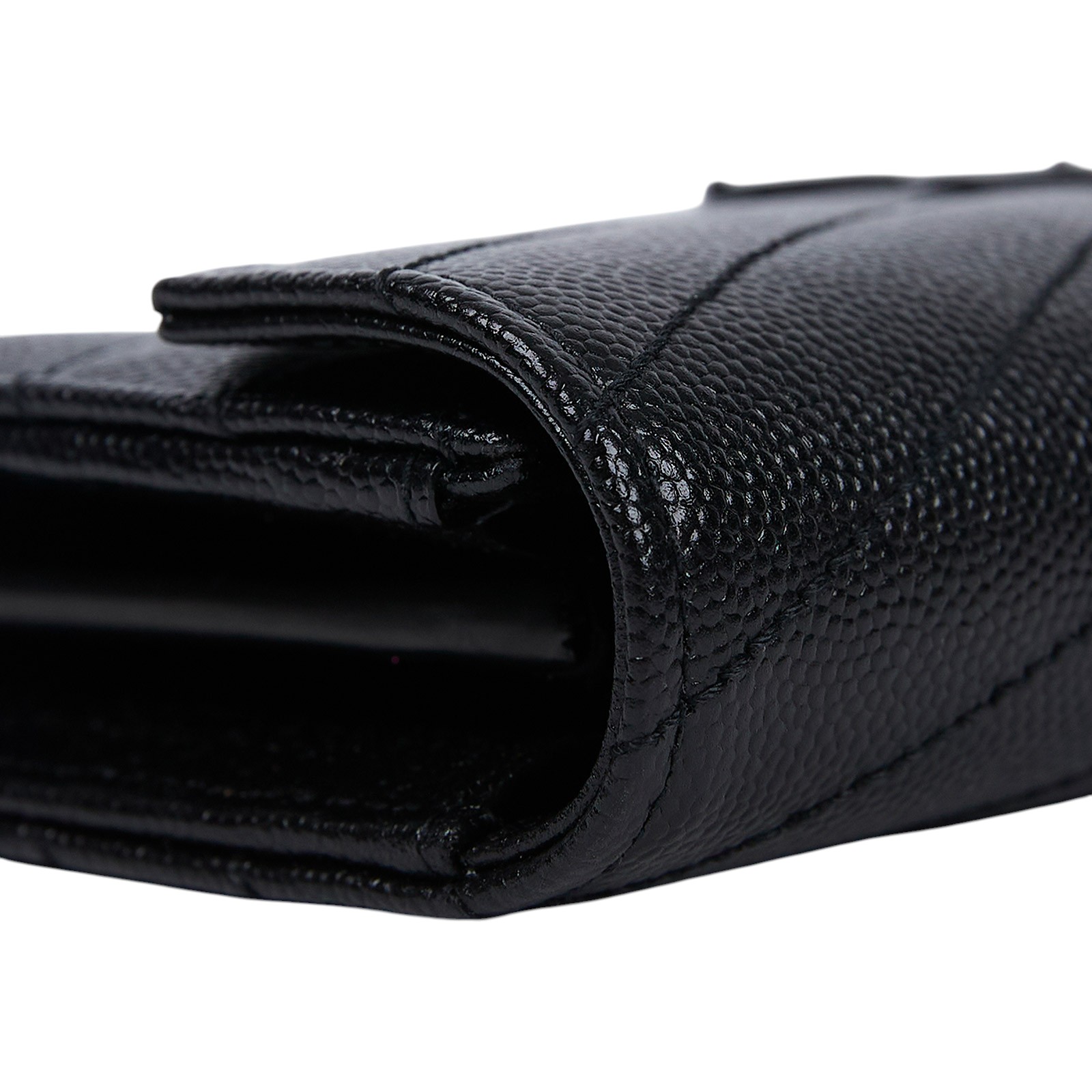 聖羅蘭 YSL SAINT LAURENT Cassandre Matelassé 粒面壓紋皮革 大型 翻蓋錢包 長夾 372264BOW08  原廠盒子/防塵袋