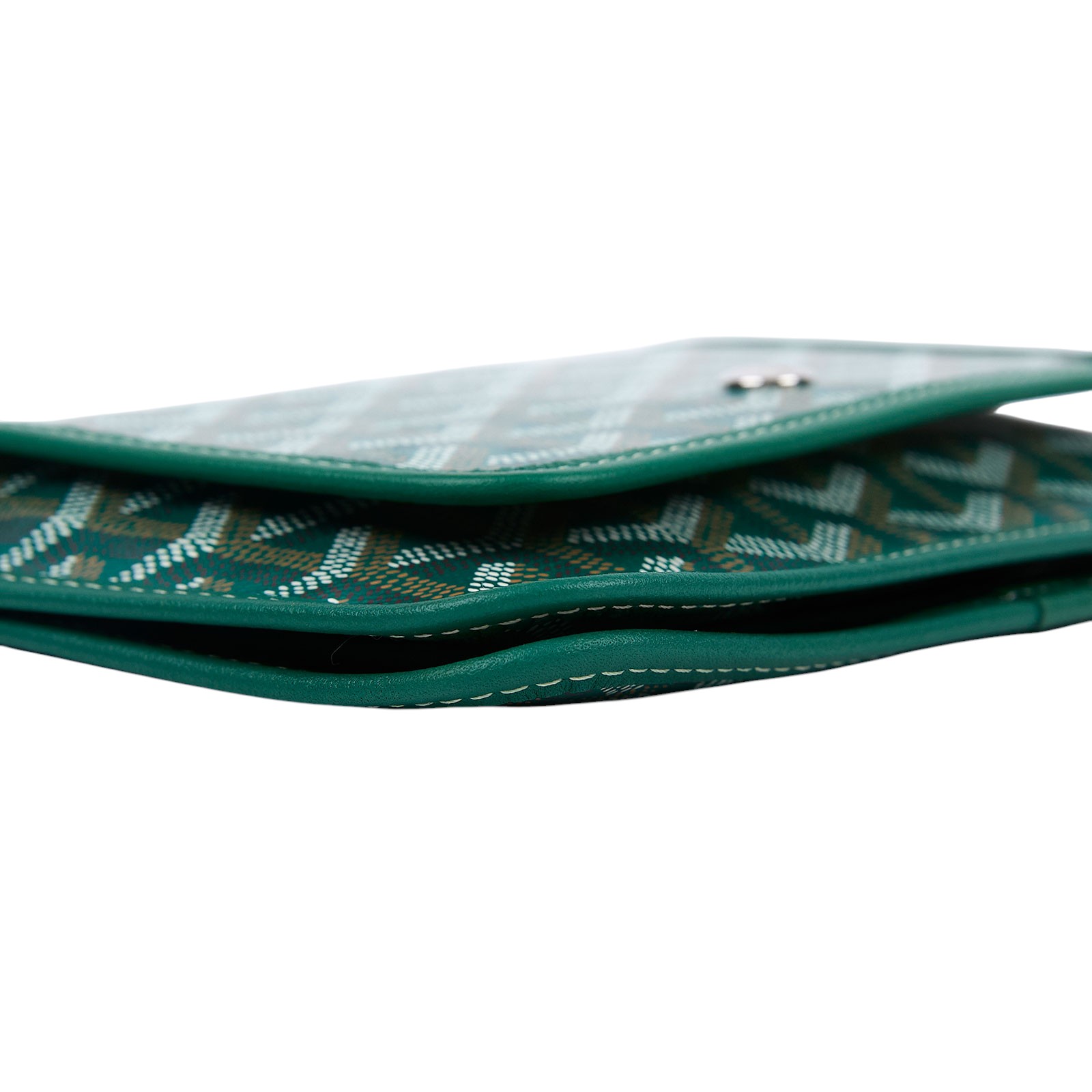 高雅德 GOYARD Plumet Pocket Wallet 肩背 隨身錢包 PLUMETPMLTY 綠色PLUMET 防塵袋