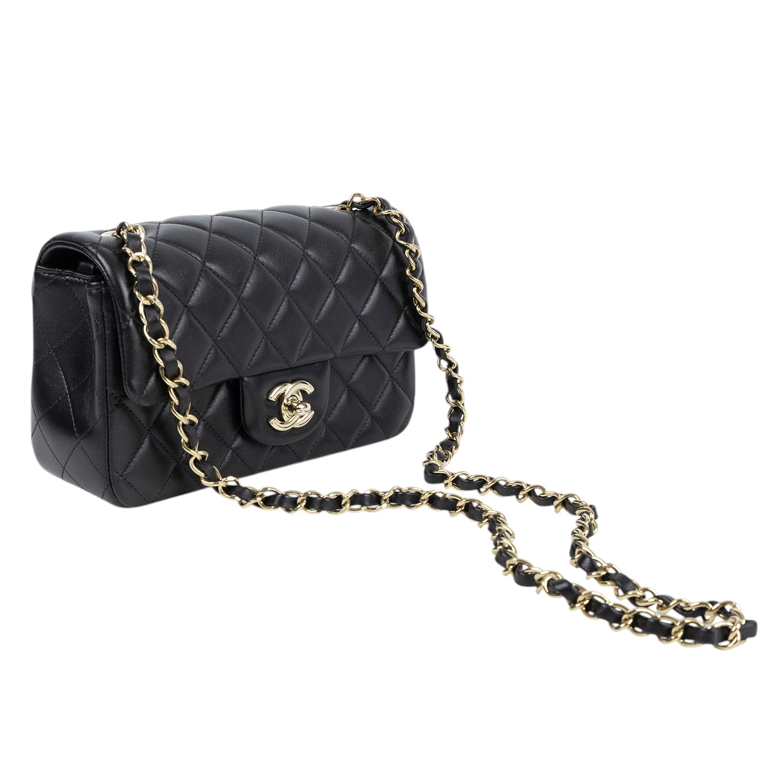 香奈兒 CHANEL CF 迷你 口蓋包 A69900 Y04059 黑羊COCO20 購買證明/防塵袋