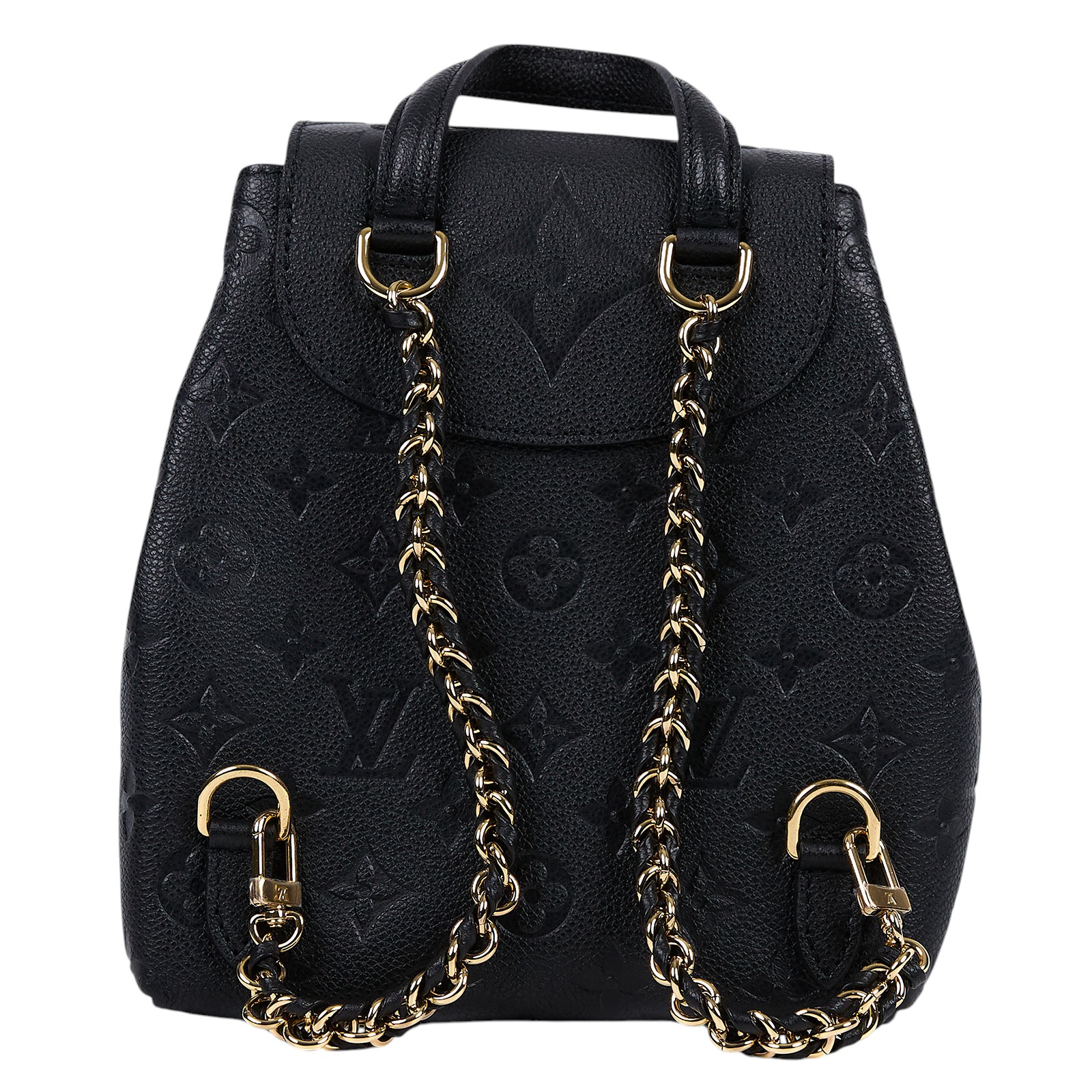 路易威登 LOUIS VUITTON Backup 後背包 黑色 M47072 晶片款 黑原花壓紋後背包 原廠盒子/防塵袋/購買證明