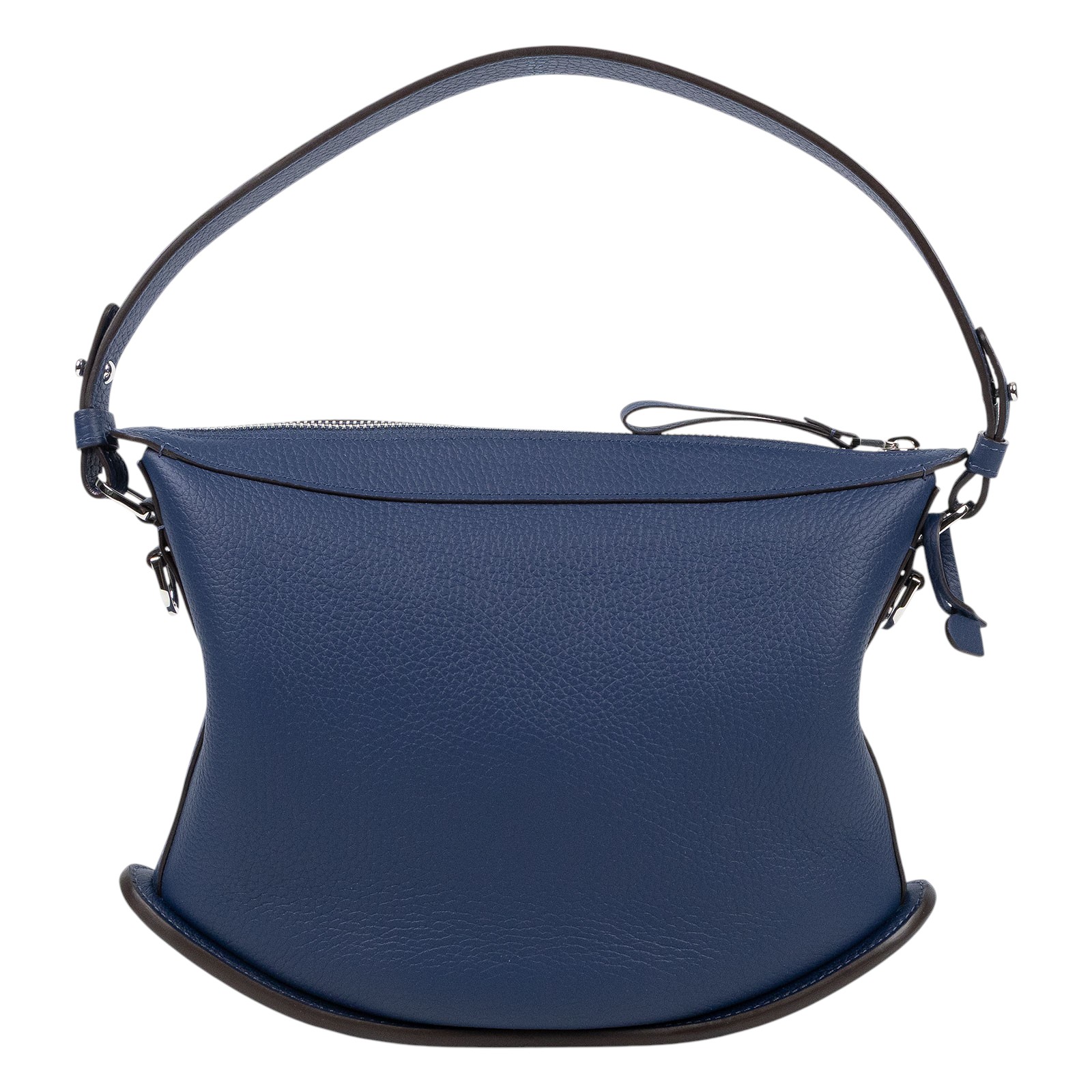 德爾沃 DELVAUX  Pin Swing PM 斜背包 AA0601AQY022NPA 深藍PIN SWING 原廠盒子/防塵袋