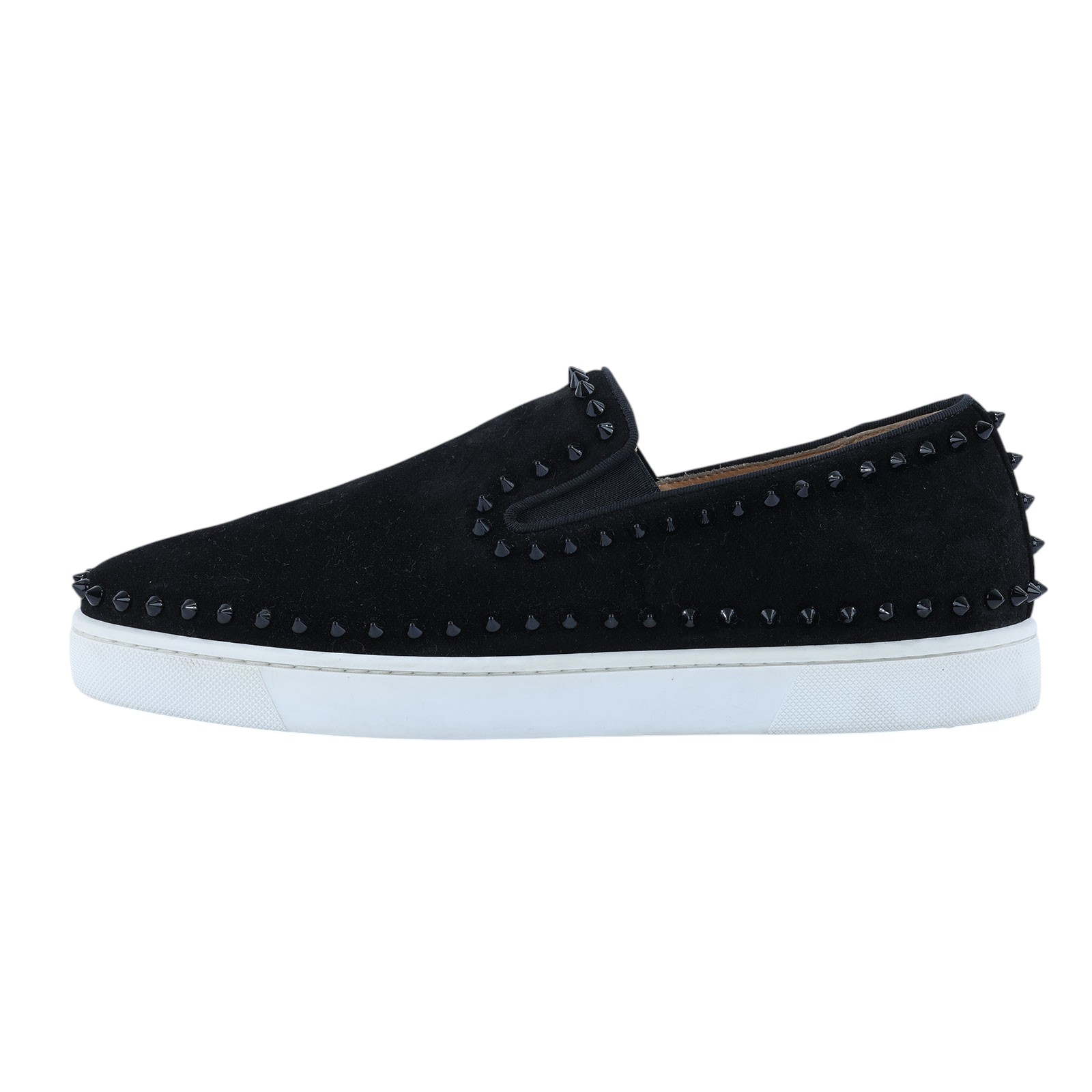 克莉絲汀盧布盪 CHRISTIAN LOUBOUTIN Louis Pik Pik Mimosa Metal 平底船鞋 1130280CM53_44  原廠盒子/防塵袋