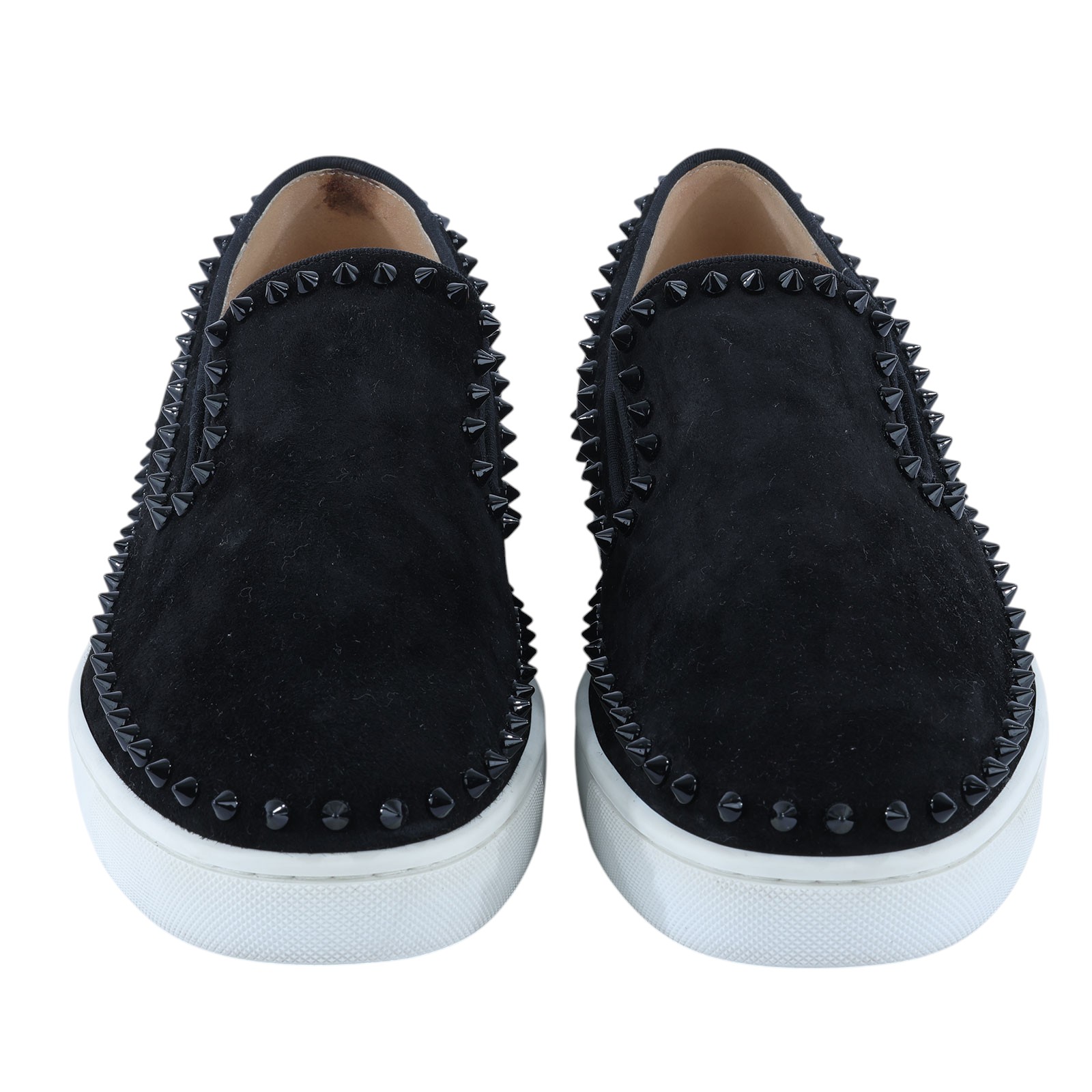 克莉絲汀盧布盪 CHRISTIAN LOUBOUTIN Louis Pik Pik Mimosa Metal 平底船鞋 1130280CM53_44  原廠盒子/防塵袋
