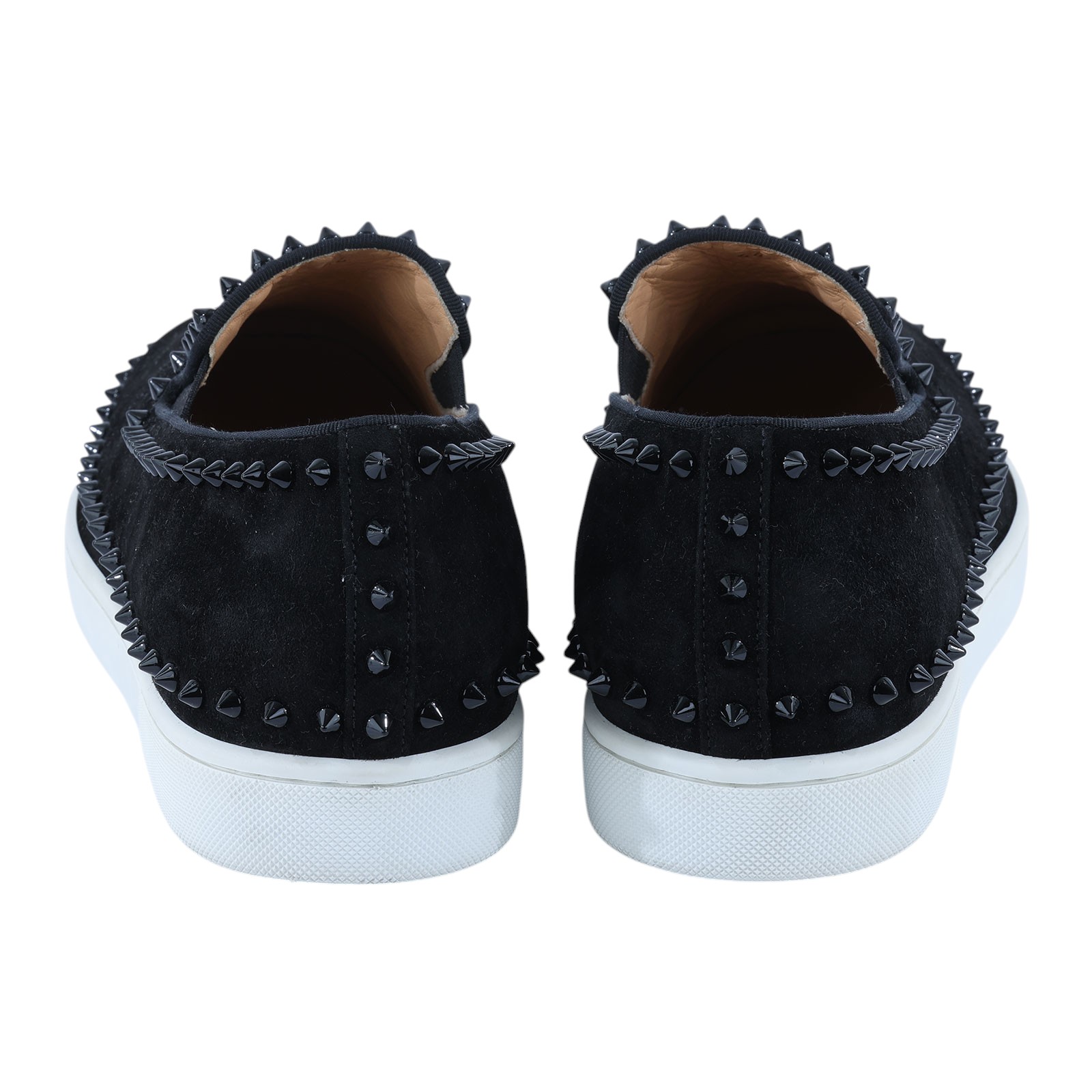 克莉絲汀盧布盪 CHRISTIAN LOUBOUTIN Louis Pik Pik Mimosa Metal 平底船鞋 1130280CM53_44  原廠盒子/防塵袋