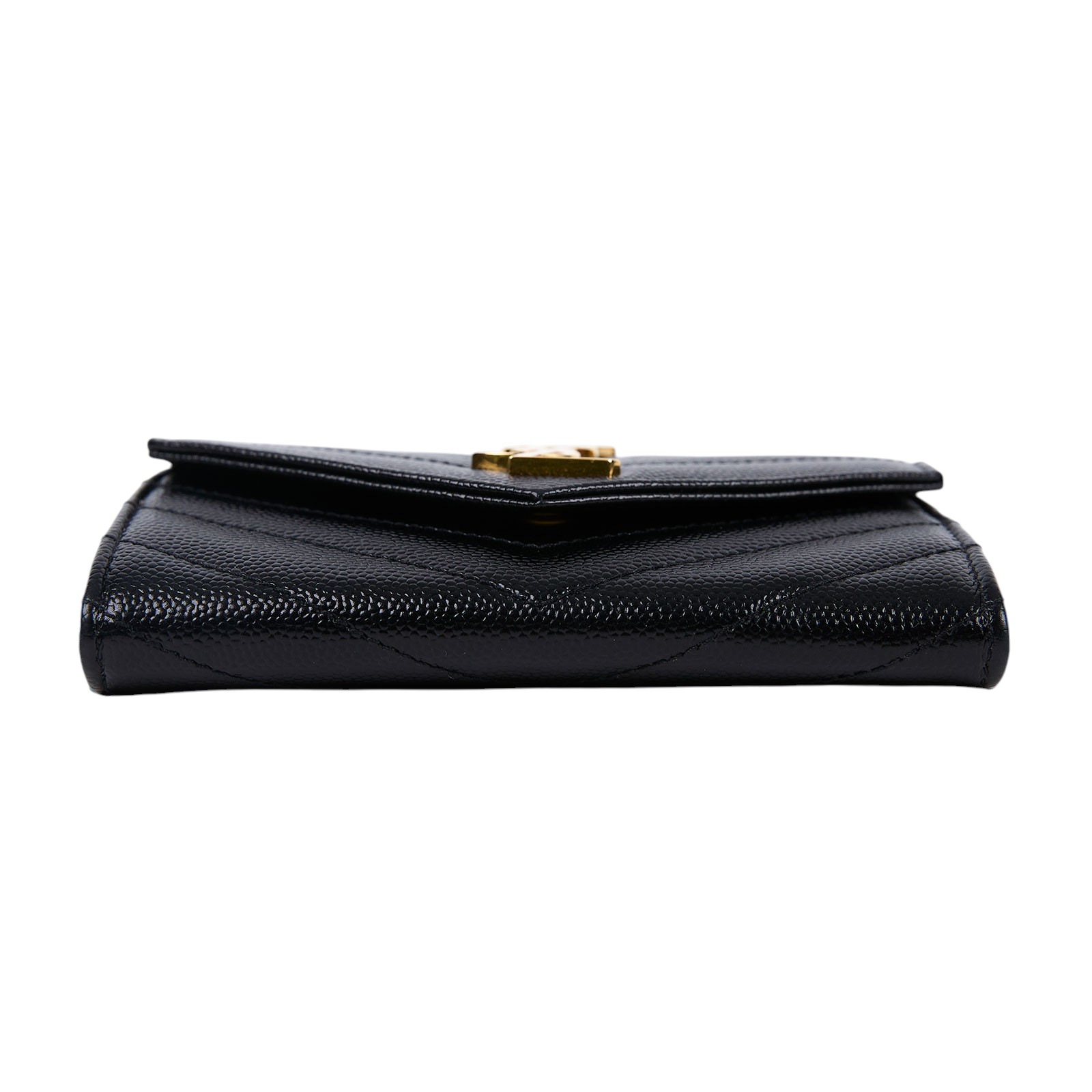聖羅蘭 YSL SAINT LAURENT cassandre matelassé 粒面壓紋皮革 小型 信封錢包 短夾 414404BOW01  原廠盒子/防塵袋/購買證明