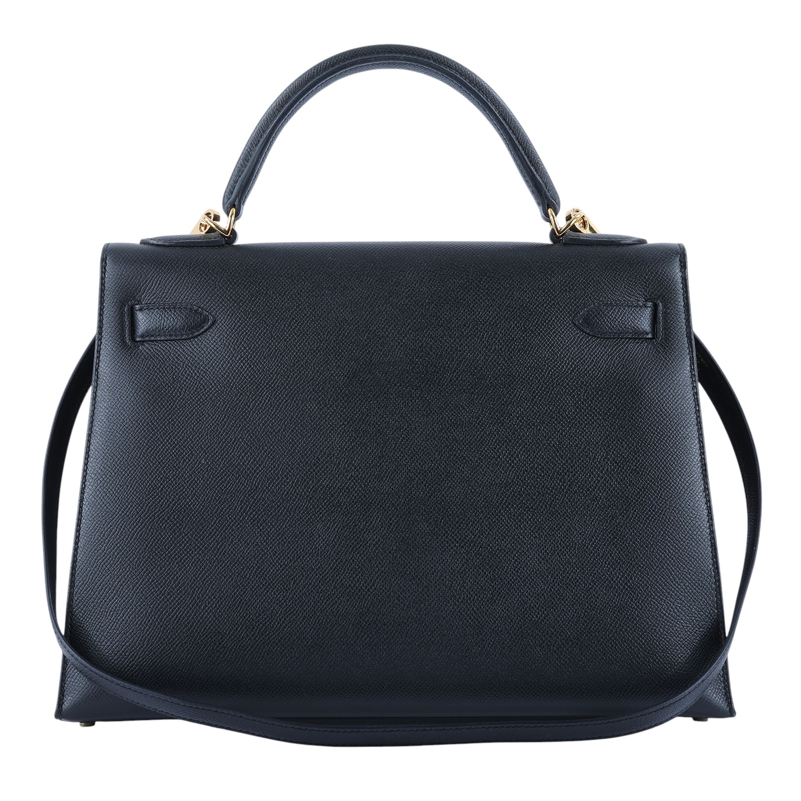 愛馬仕 Hermes Kelly Bag 凱莉包 32 KL32 X刻 黑色KELLY32 防塵袋/雨衣/鎖組/背帶
