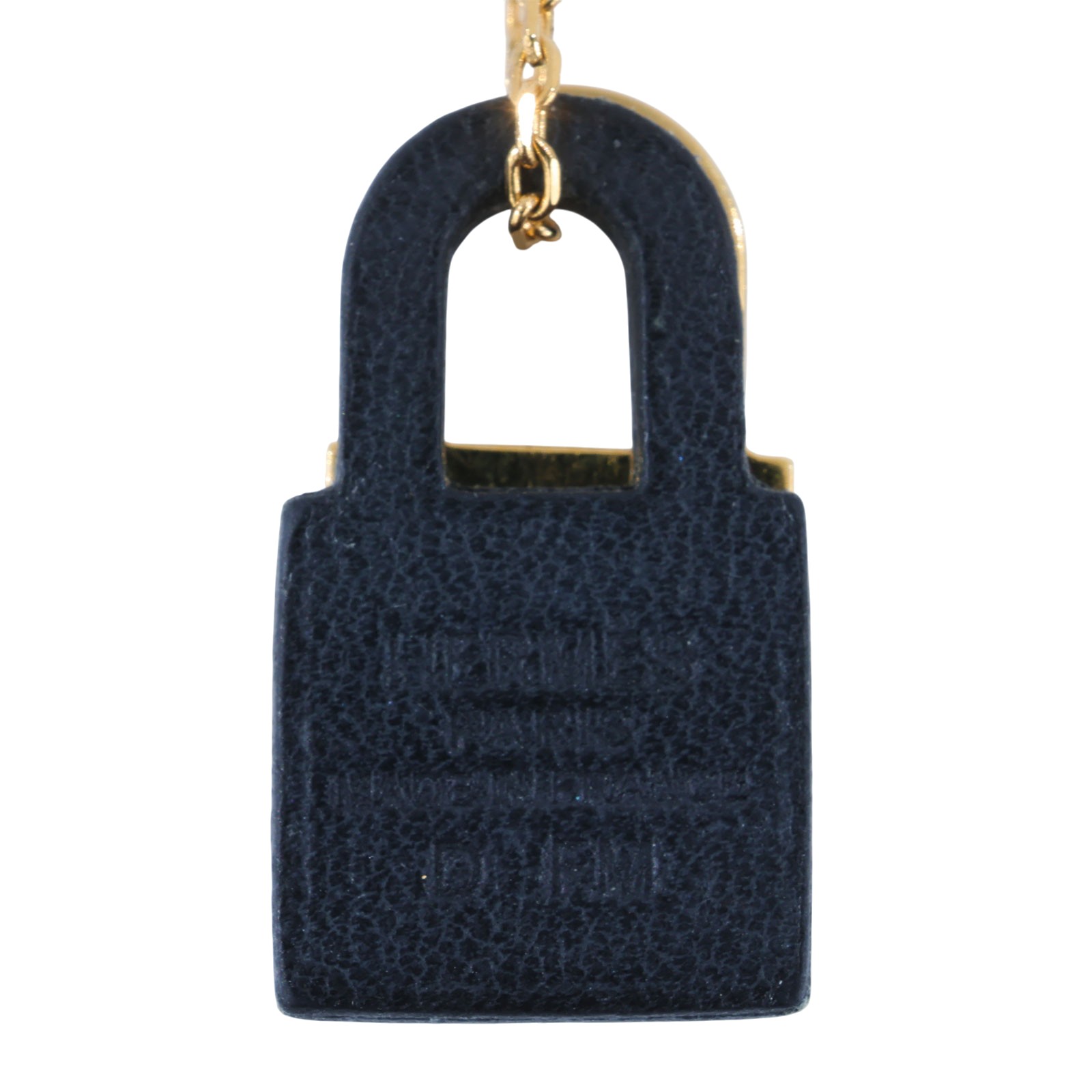 愛馬仕 Hermes 項鍊  D刻 黑金鎖頭項鍊 原廠盒子