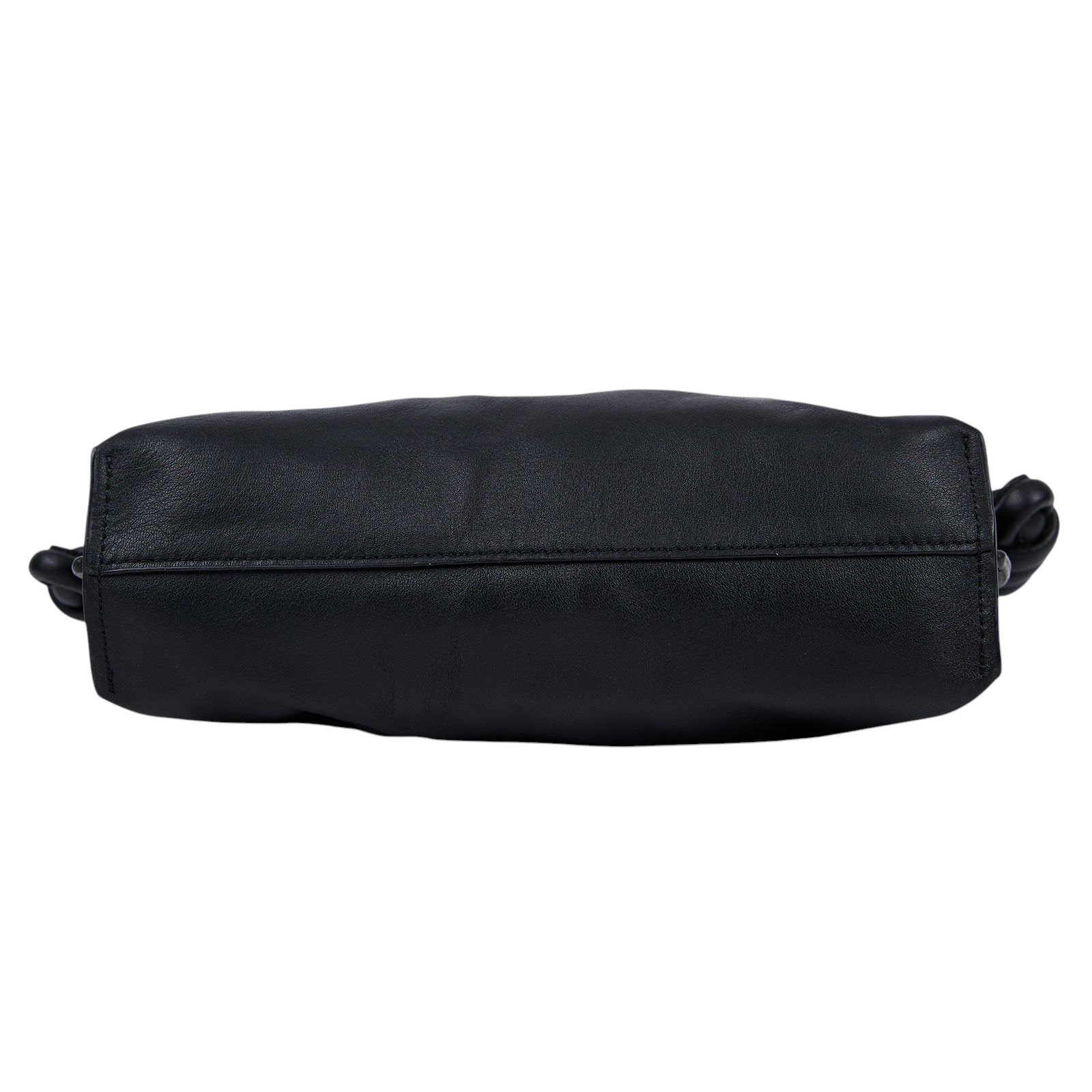 羅意威 LOEWE Mini Flamenco clutch 小牛皮 迷你 肩背包 A411FC2X73 黑FLAMENCO MINI 無附屬品