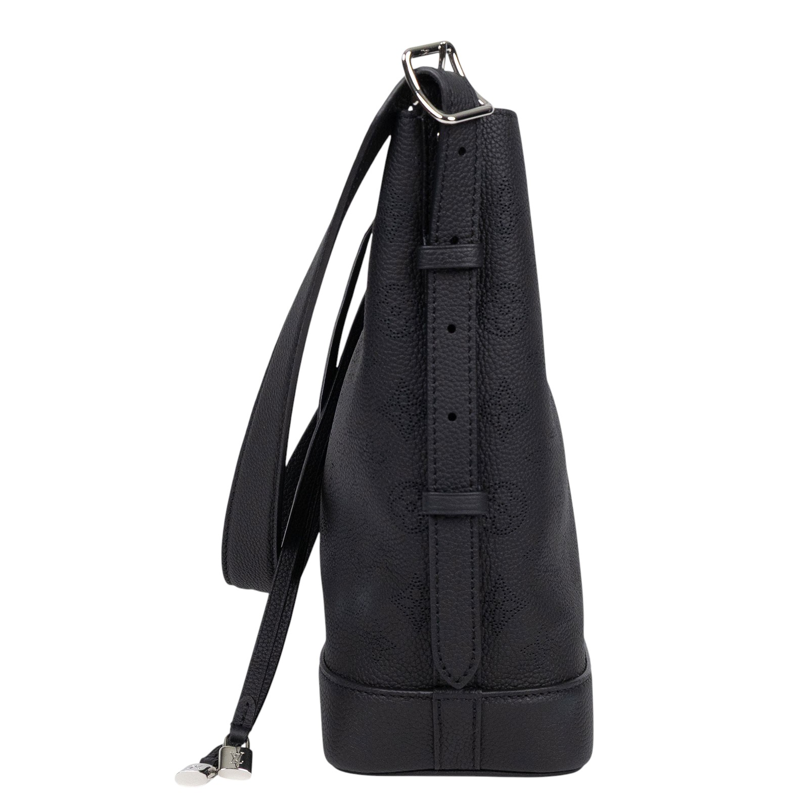 路易威登 LOUIS VUITTON Flore 肩背包 黑色 M12139 晶片款 黑Flore Mahina 防塵袋/購買證明