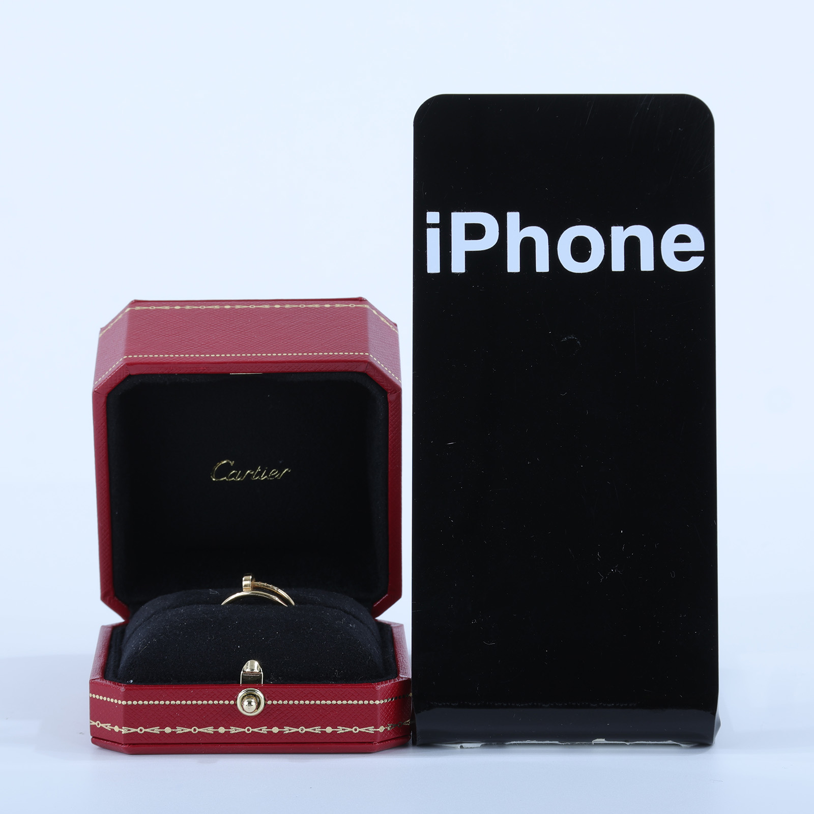 卡地亞 CARTIER Juste un Clou 戒指 小型款 B4225950 18KYG 釘子戒指 #50 原廠盒子/保書