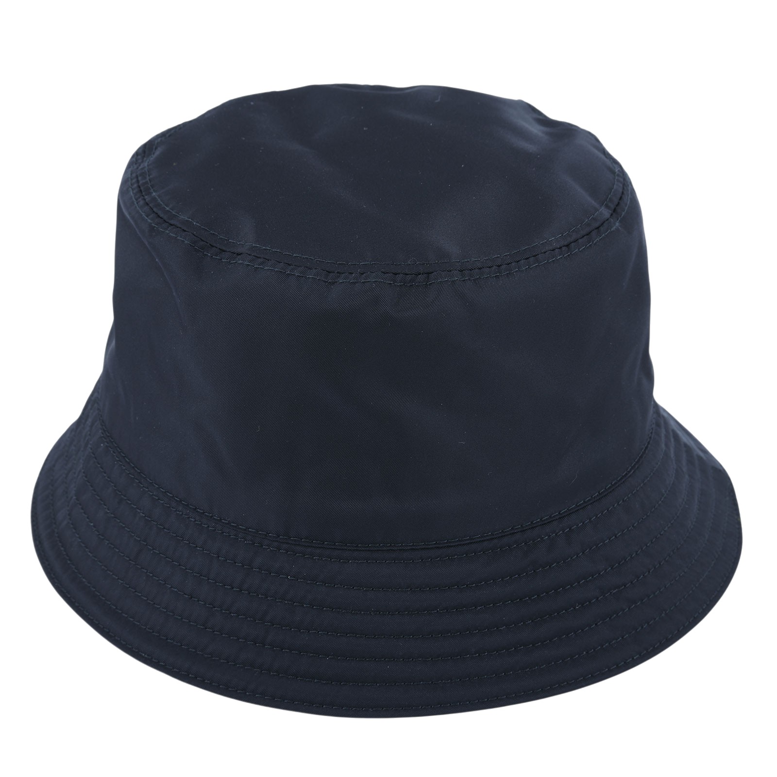 普拉達 PRADA Re-Nylon 漁夫帽 2HC137_2DMI_M 黑金屬三角LOGO尼龍漁夫帽 防塵袋