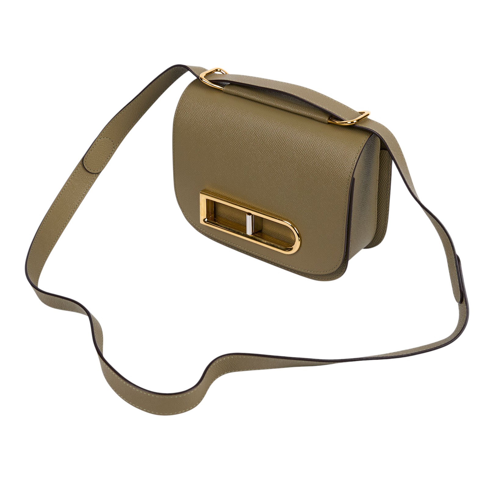 德爾沃 DELVAUX  Lingot Alpina  AA0574BKN0 綠LINGOT PM 原廠盒子/防塵袋/購買證明