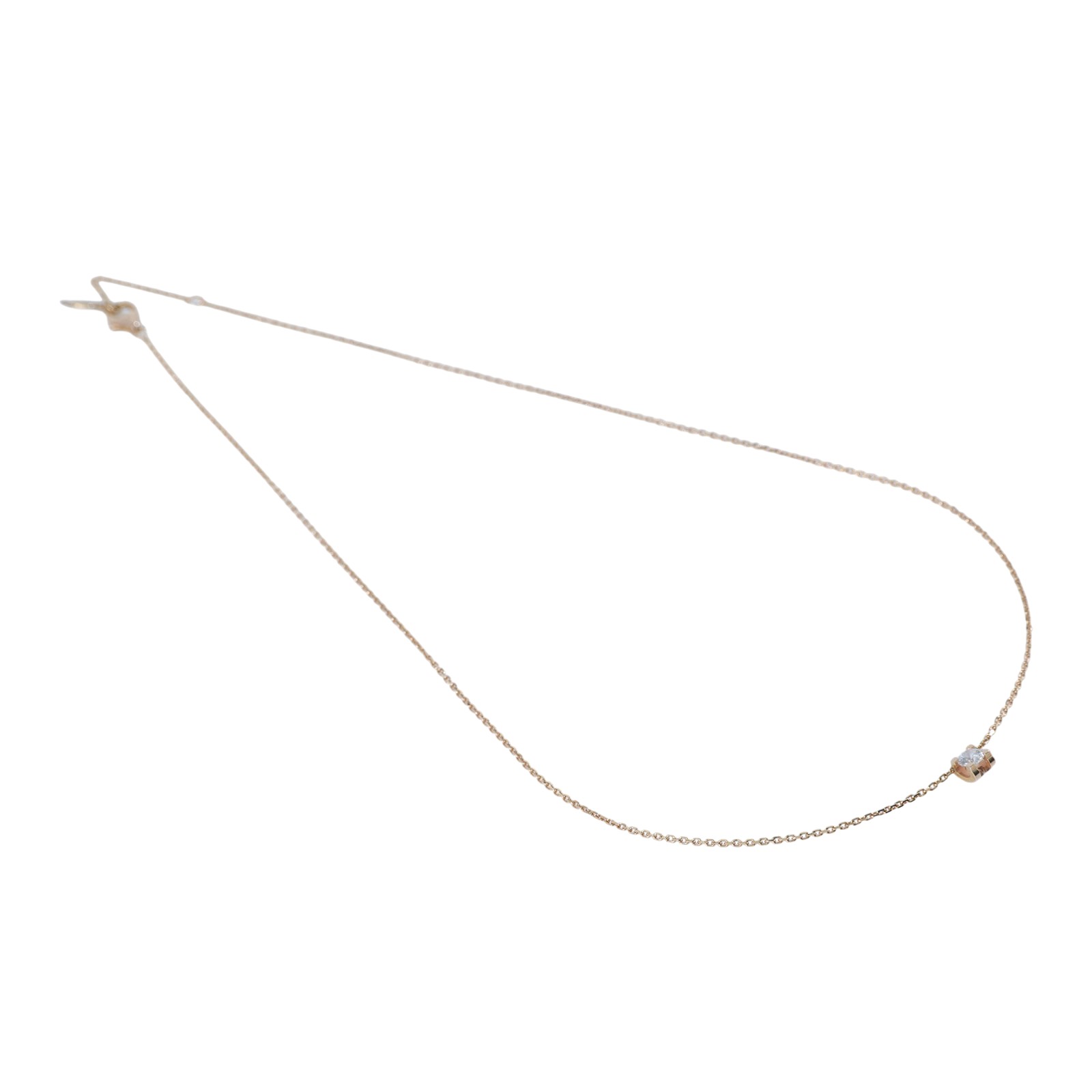 卡地亞 CARTIER C de 項鍊 1顆鑽石 N7424281 RG C de Cartier單鑽項鍊 保證卡/原廠盒子/購買證明/GIA證書