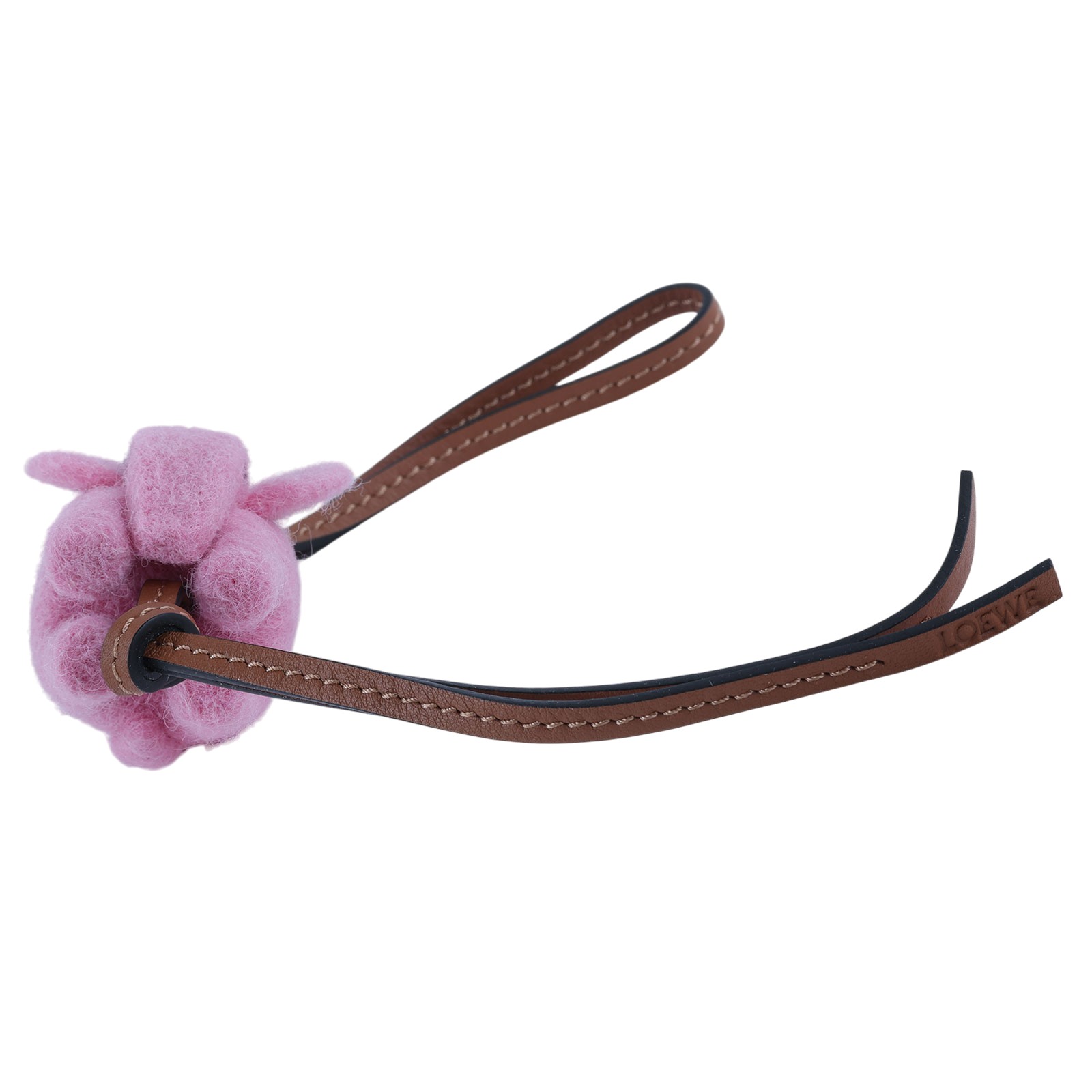 羅意威 LOEWE 大象造型吊飾 C880232X03 粉羊毛氈大象吊飾 防塵袋