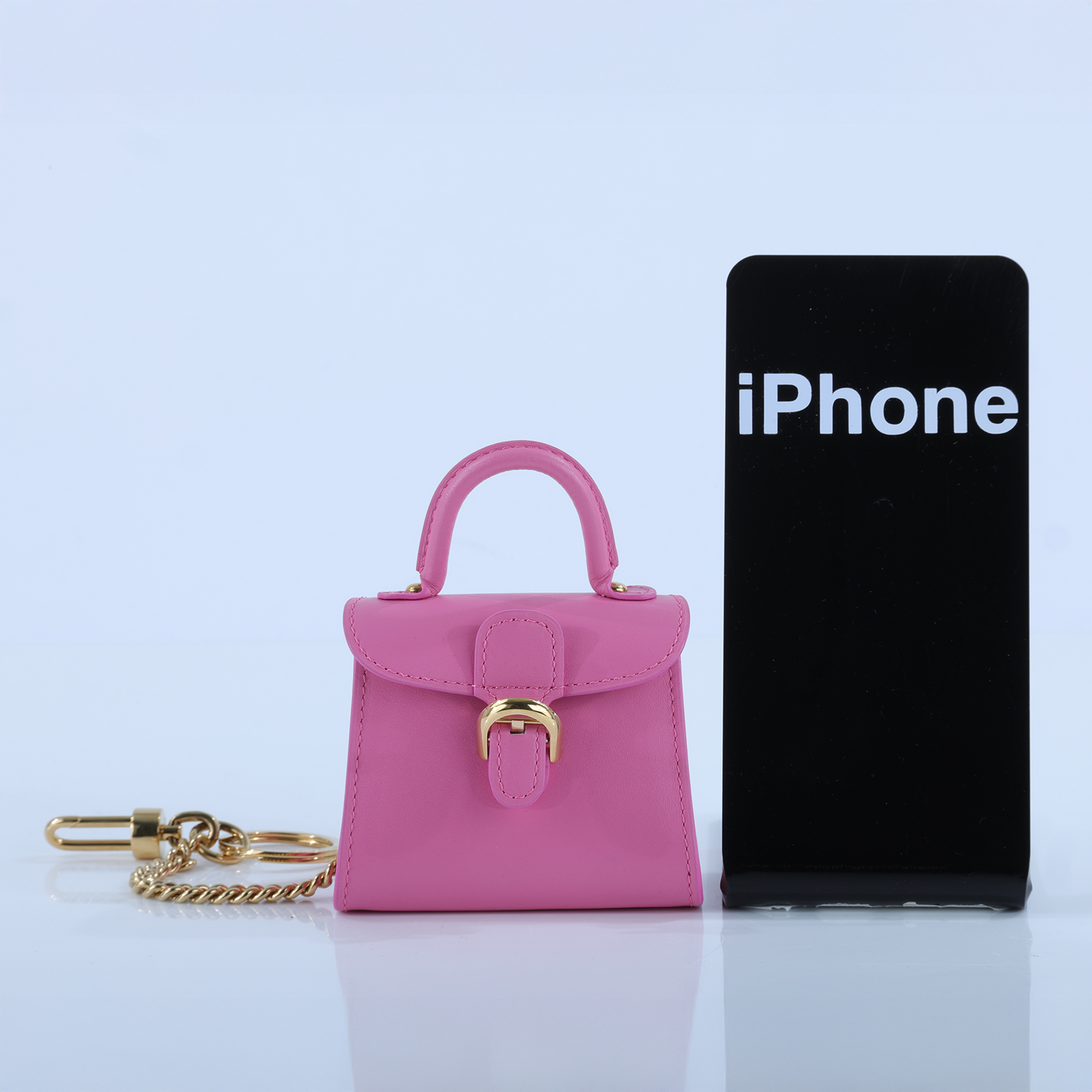 德爾沃 DELVAUX  Brillant 迷你吊飾  粉Brillant吊飾 防塵袋