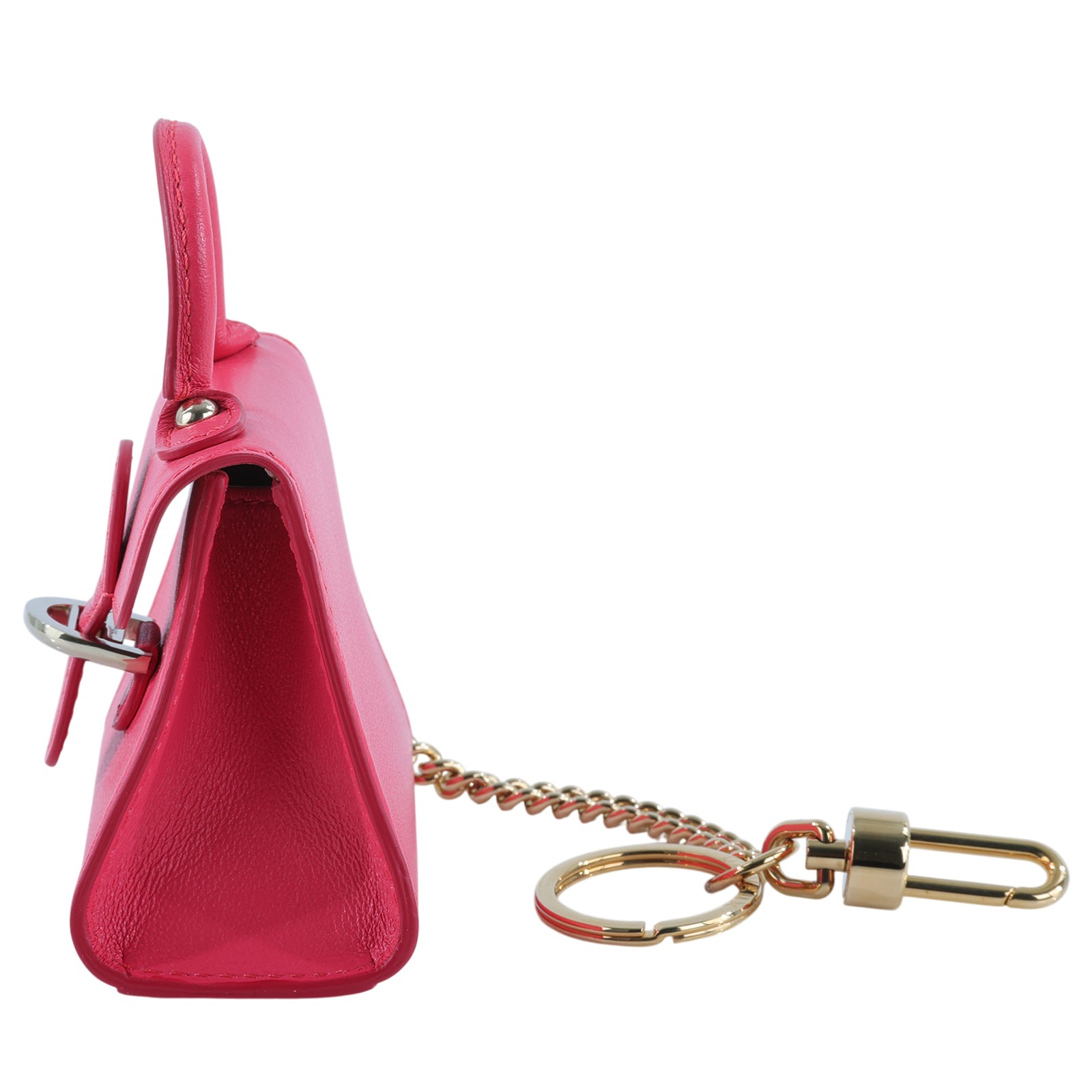 德爾沃 DELVAUX  Brillant 迷你吊飾  桃紅Brillant吊飾 無附屬品