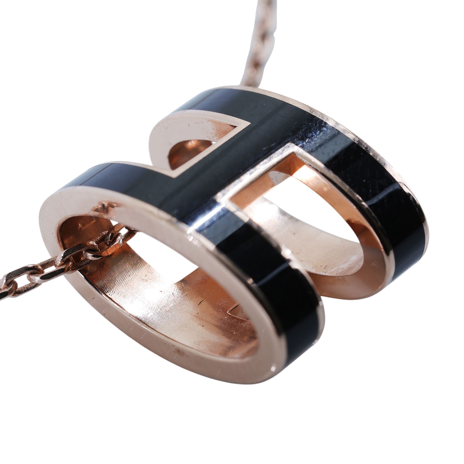 愛馬仕 Hermes Mini Pop H 墜飾 黑色 H147992FO03  黑POP H項鍊 原廠盒子